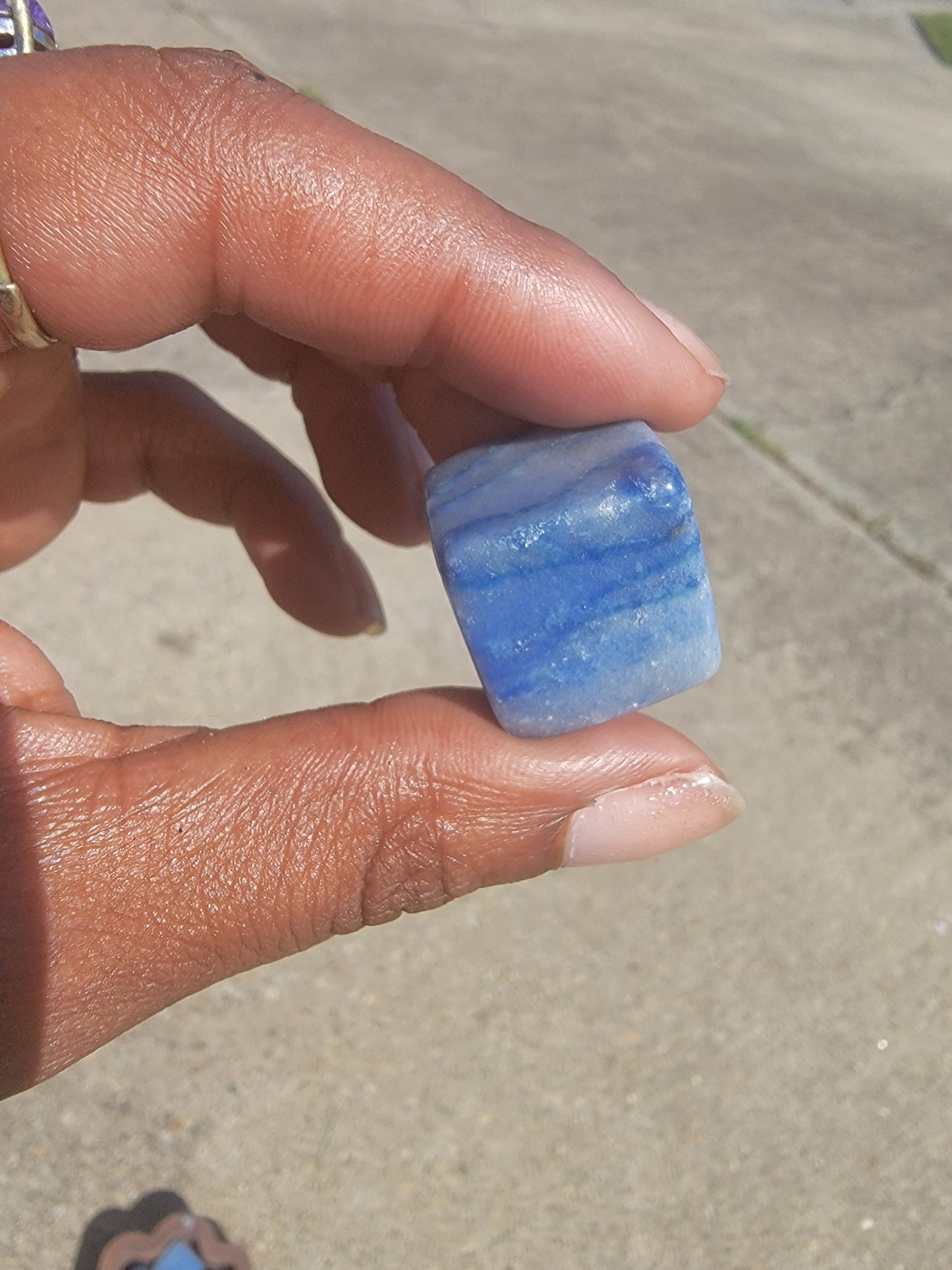 Blue Aventurine Cube