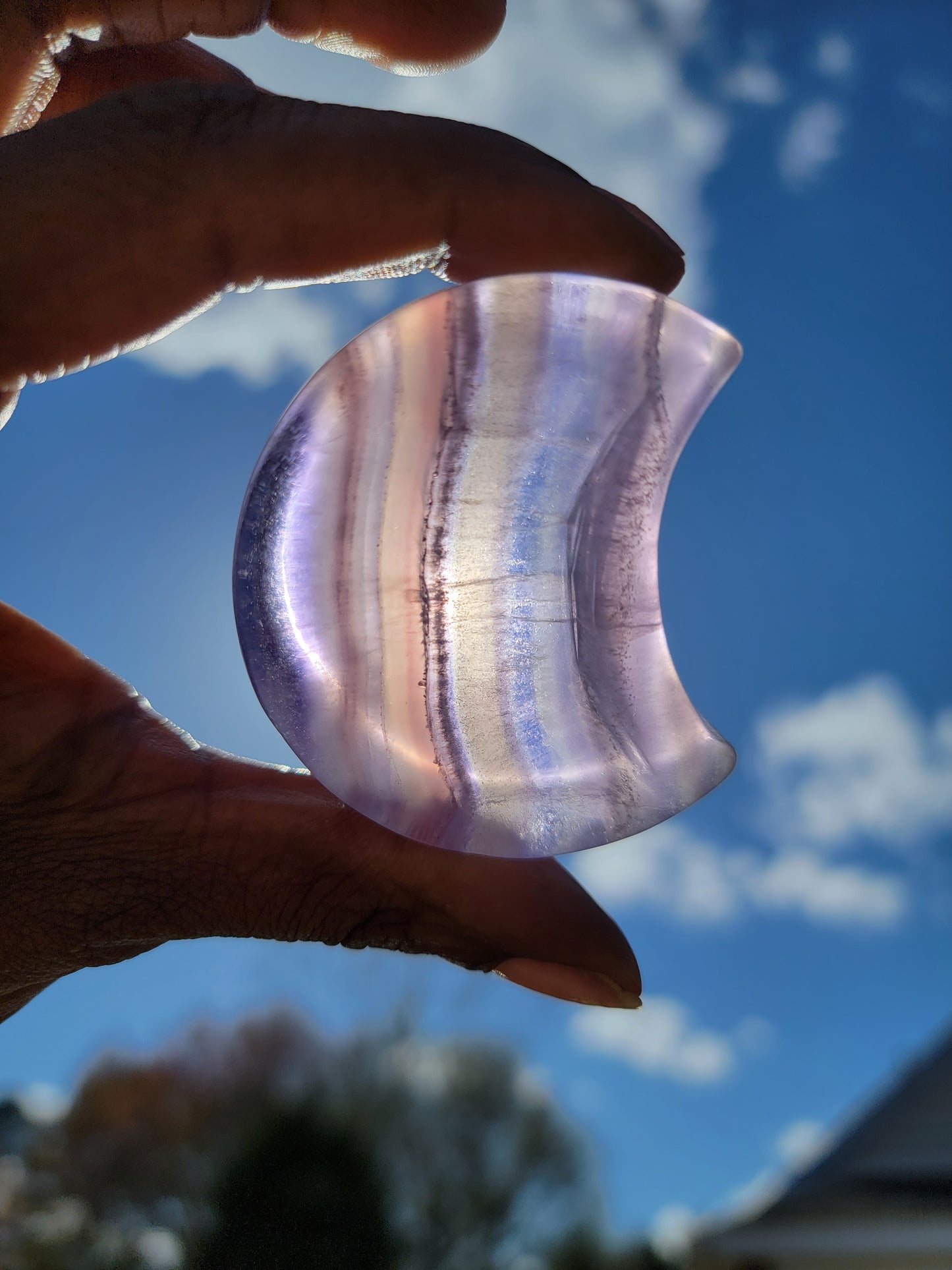 Fluorite Moon Bowl C