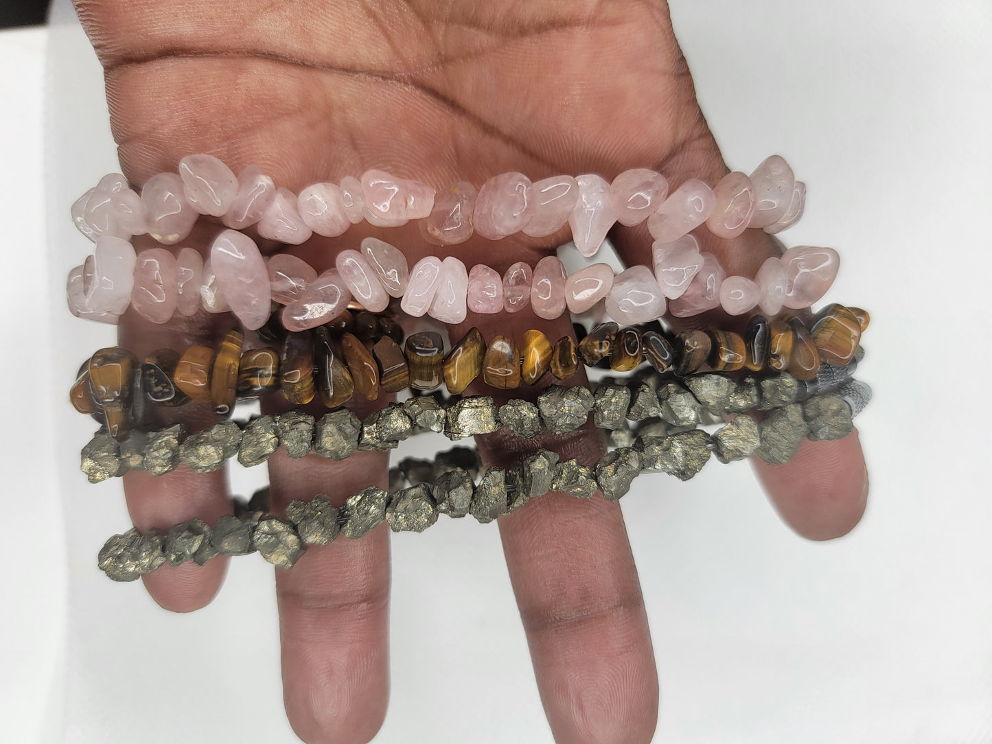 Crystal Chip Anklets