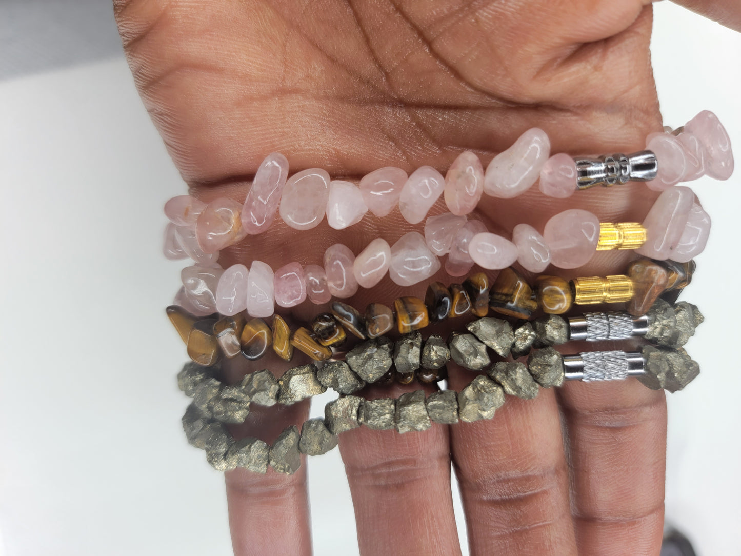 Crystal Chip Anklets