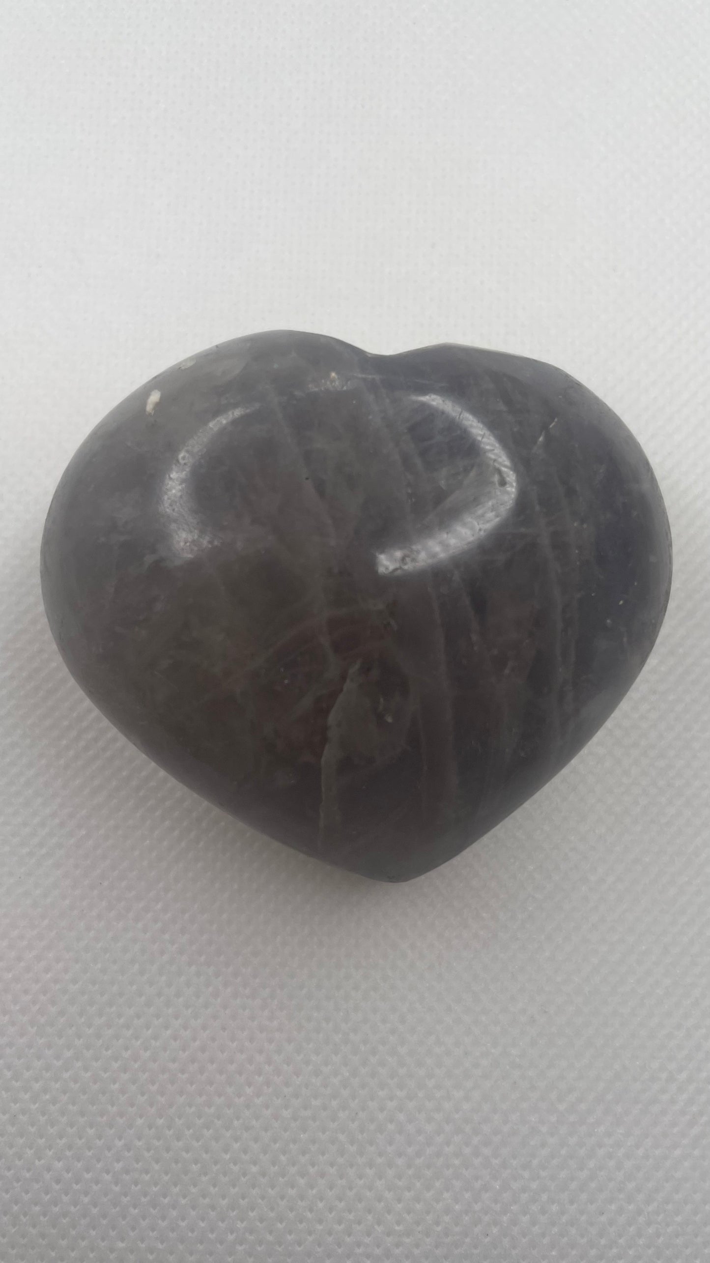 Blue Rose Quartz Heart