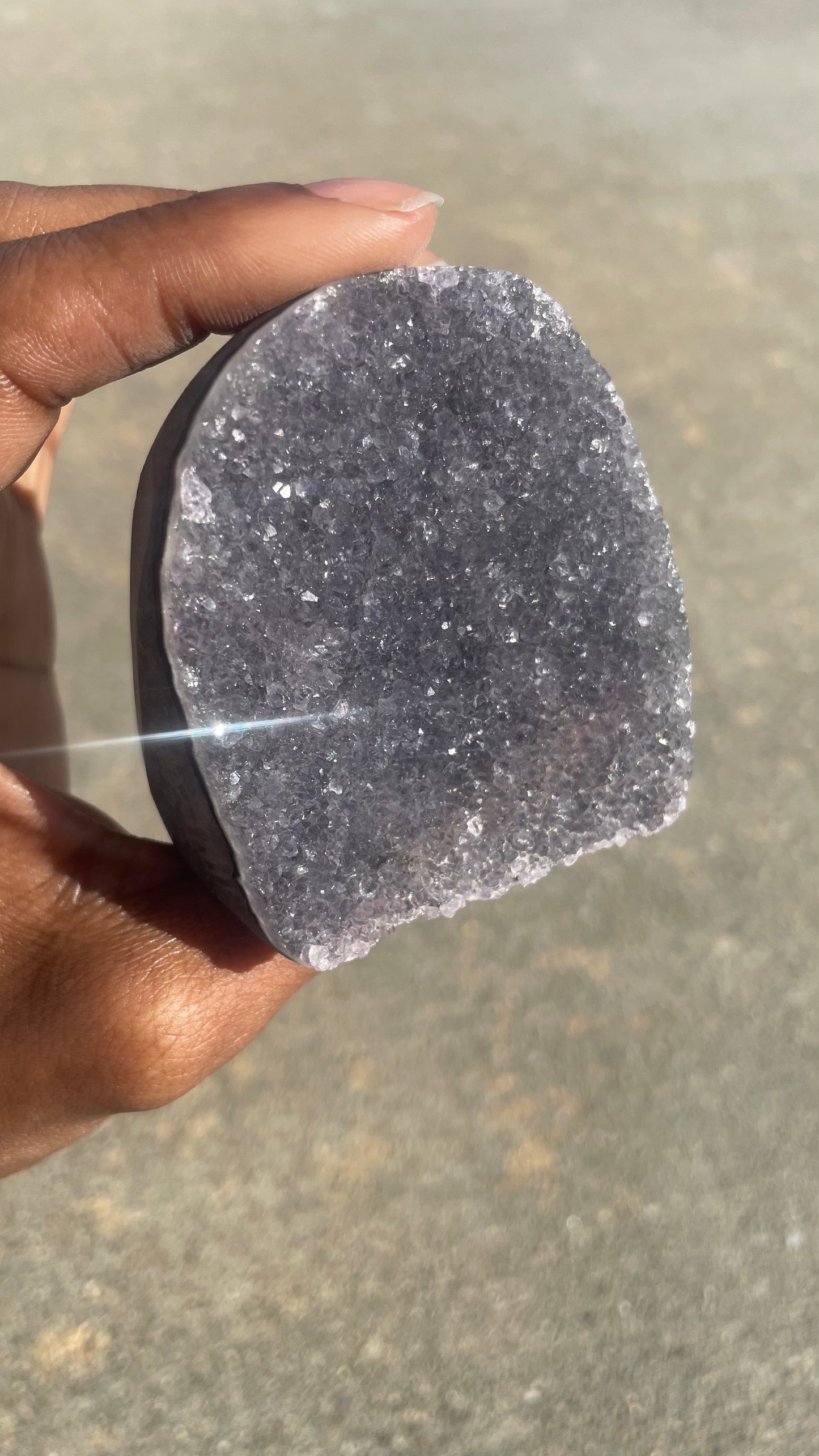 Black Amethyst Clusters