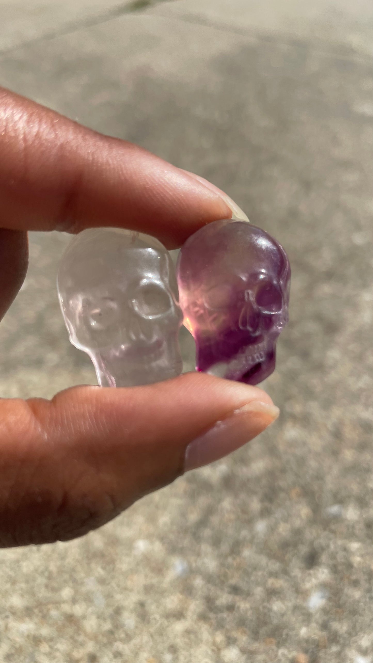 Fluorite Mini Skulls