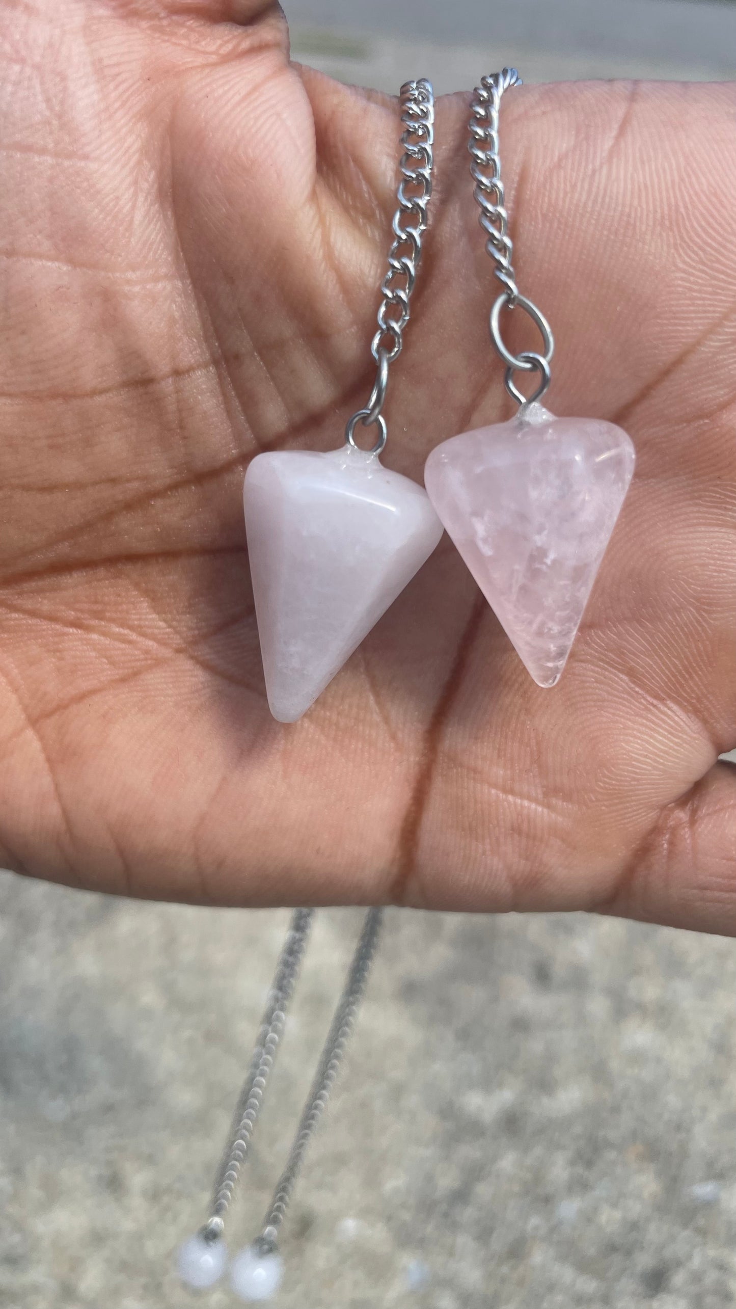 Rose Quartz Mini Pendulum