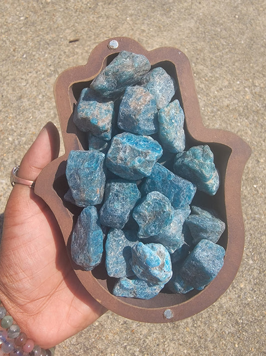 Raw Blue Apatite