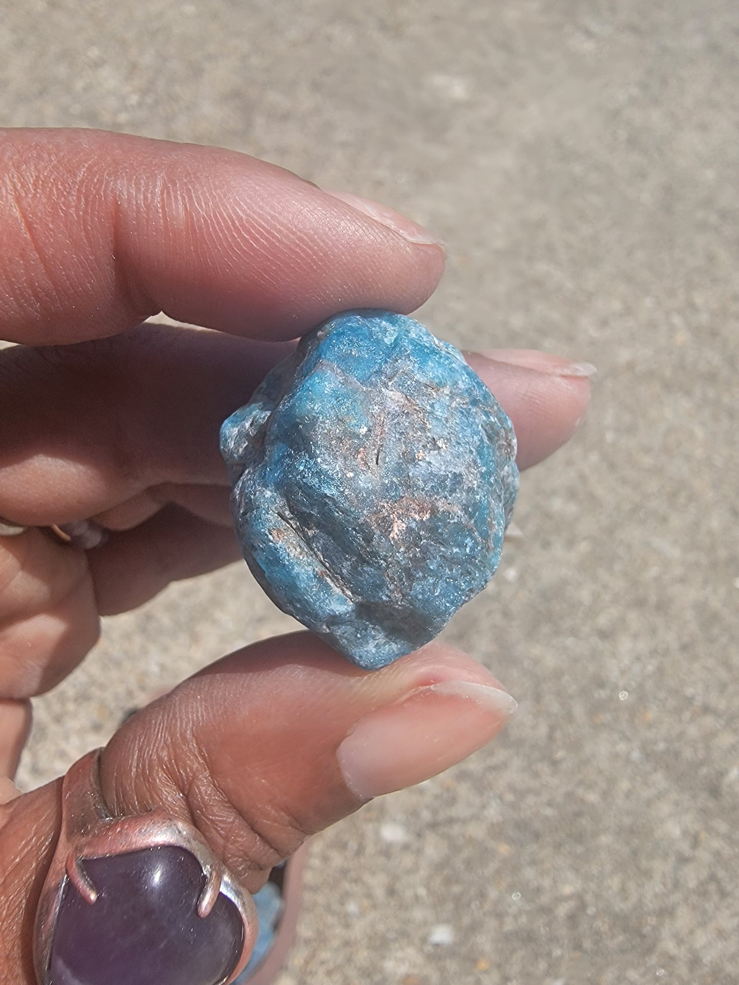 Raw Blue Apatite