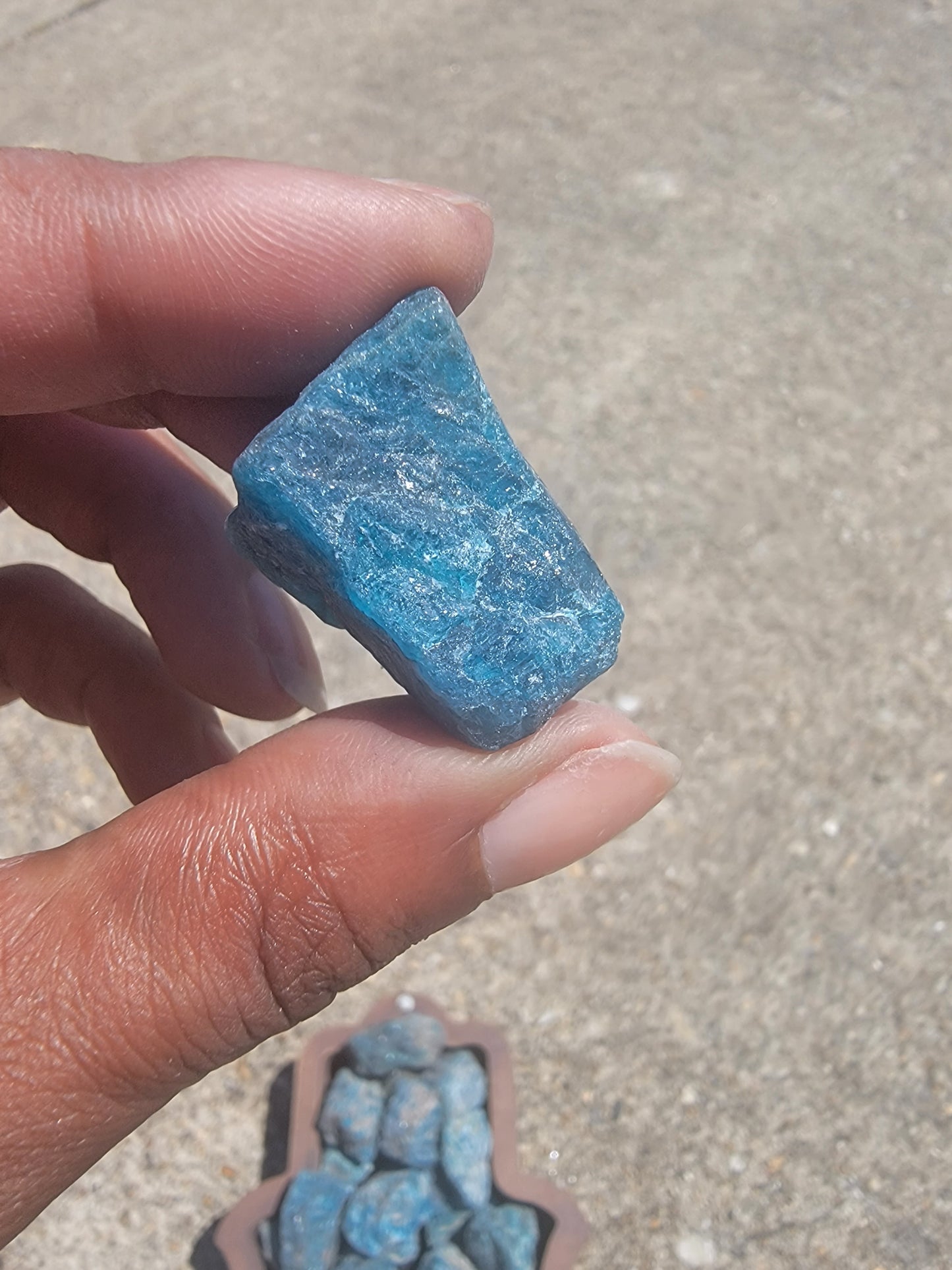 Raw Blue Apatite