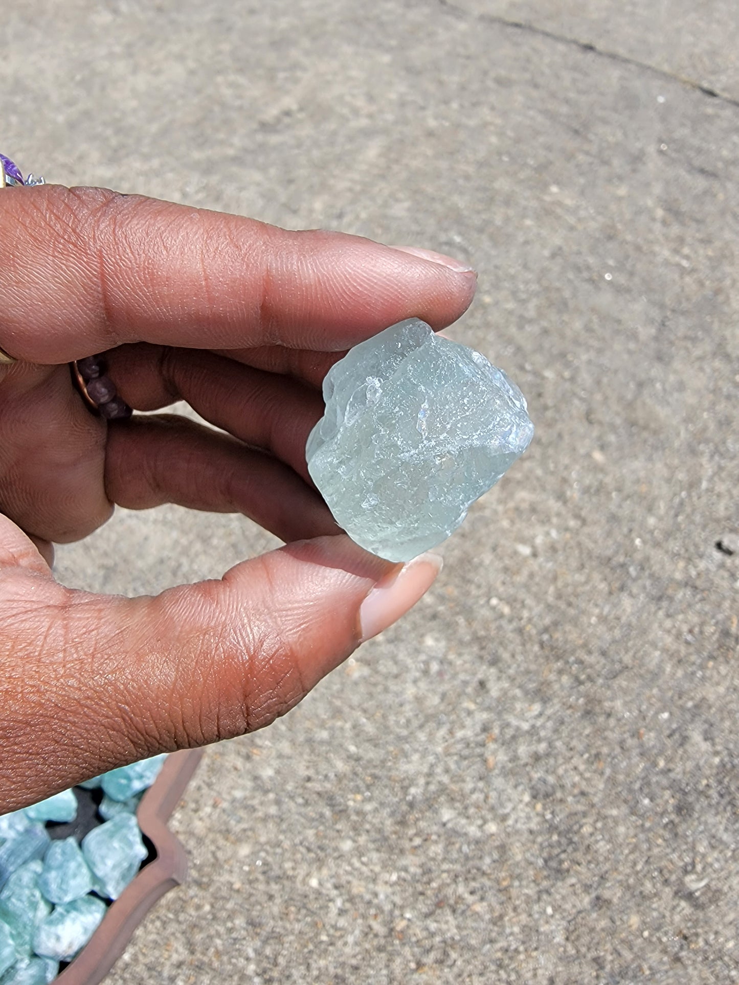 Raw Green Fluorite