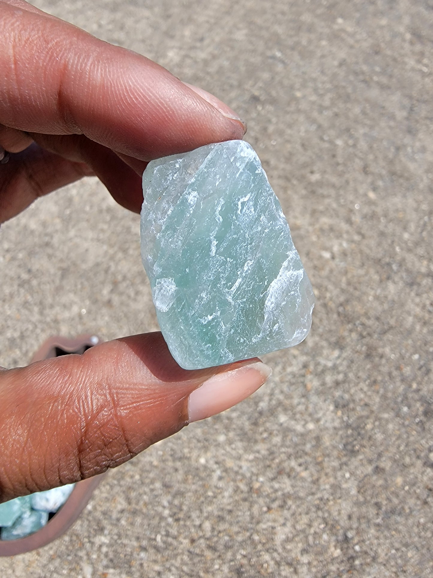 Raw Green Fluorite