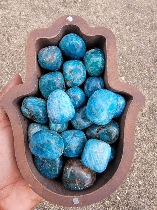 Blue Apatite Tumble