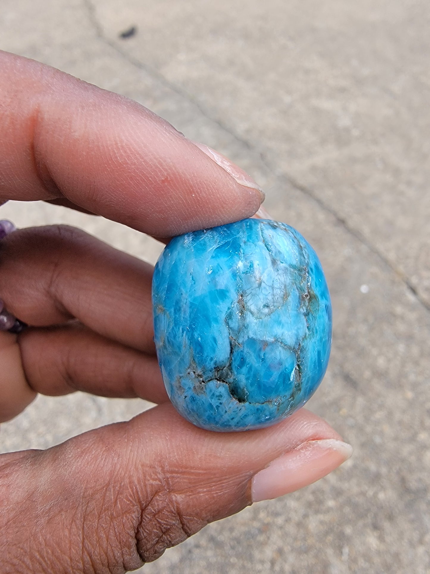 Blue Apatite Tumble