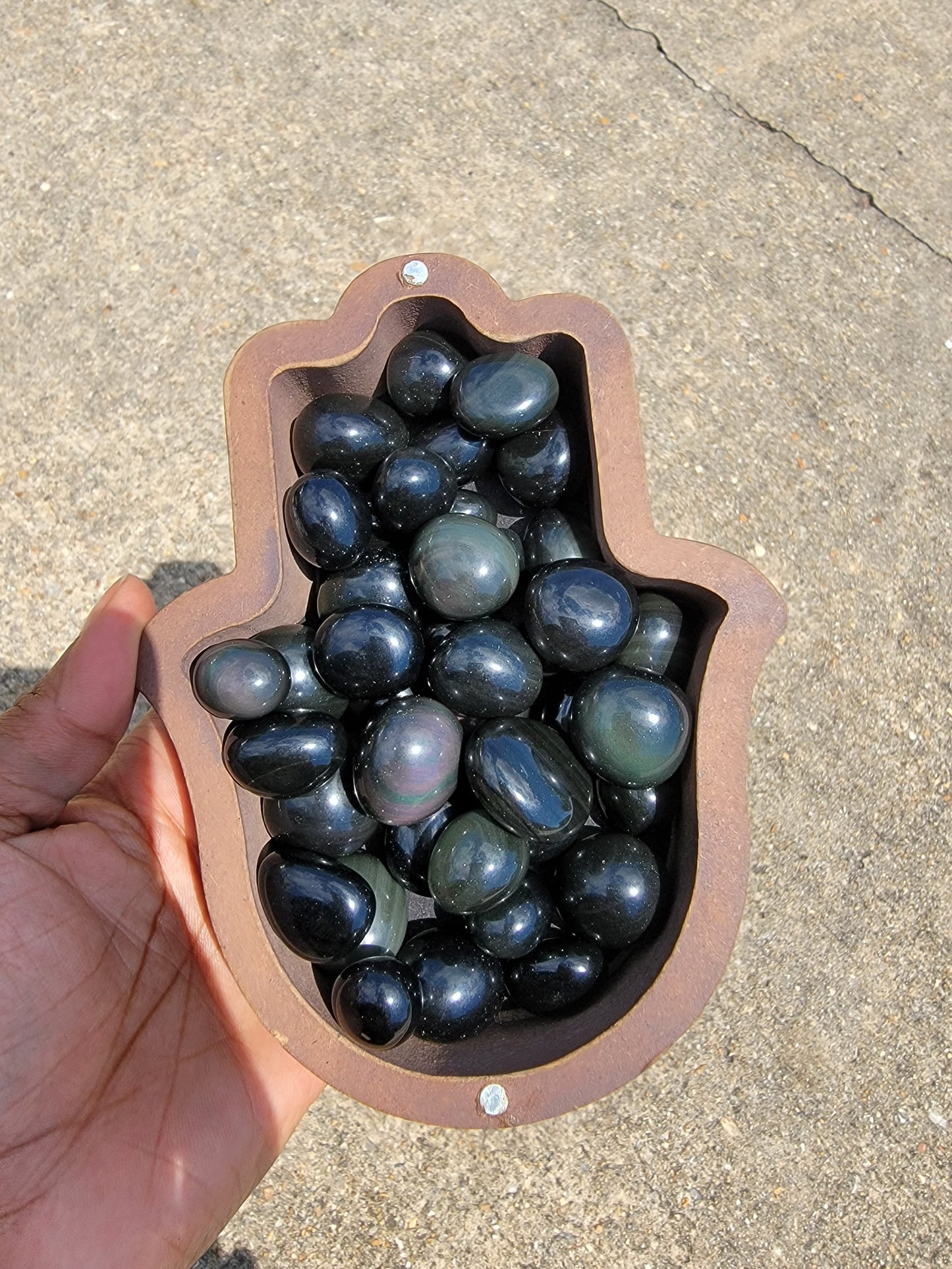 Rainbow Obsidian Tumble