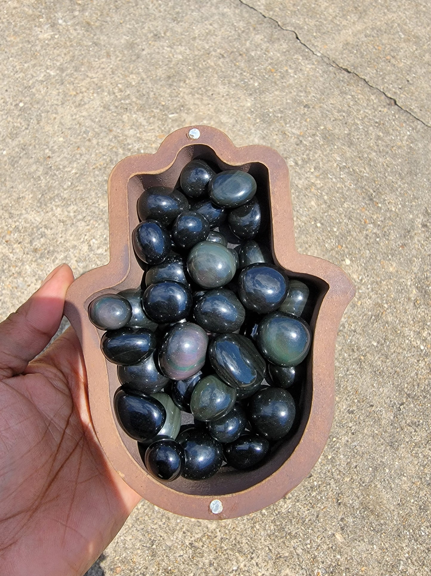 Rainbow Obsidian Tumble