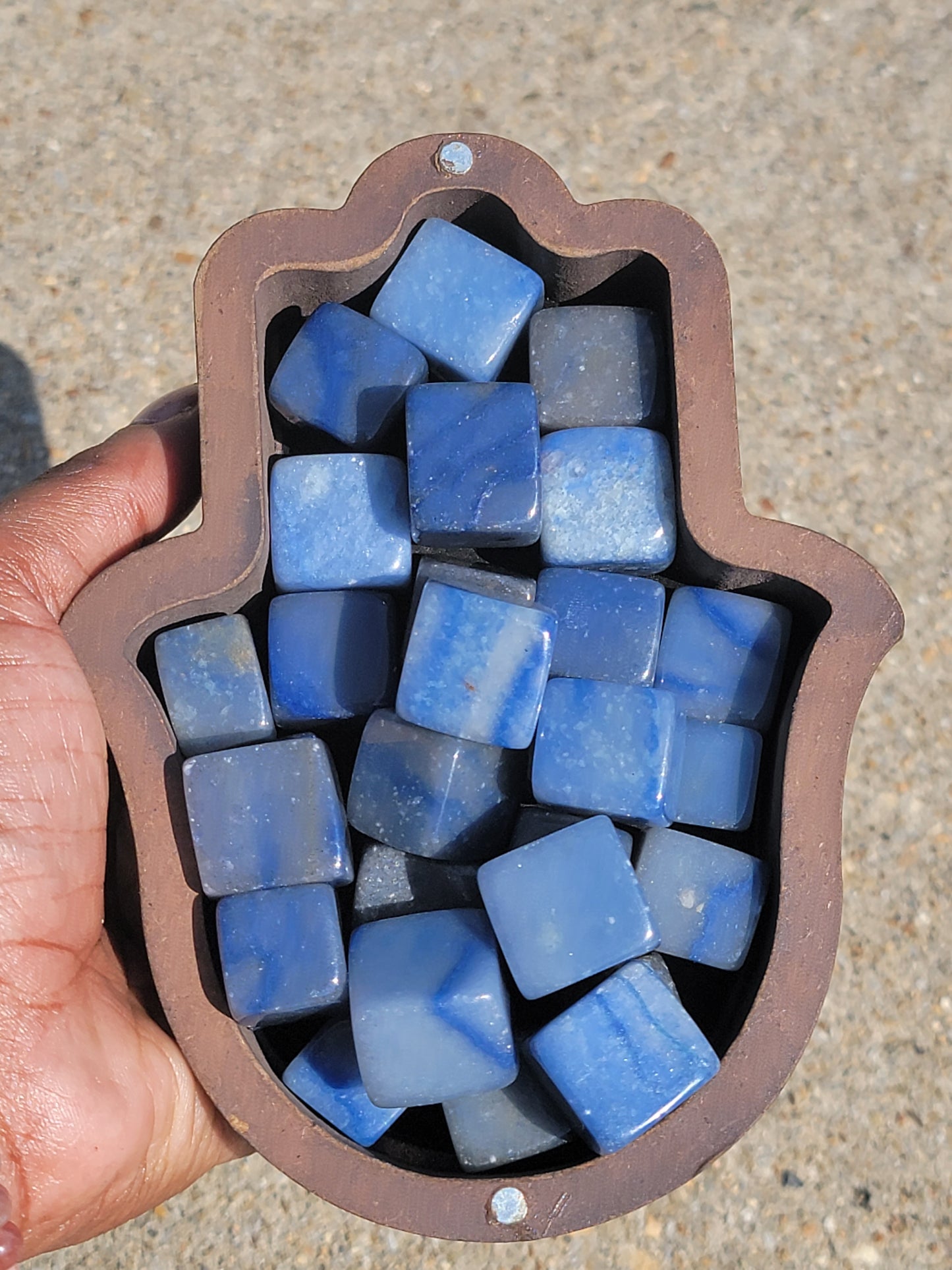 Blue Aventurine Cube