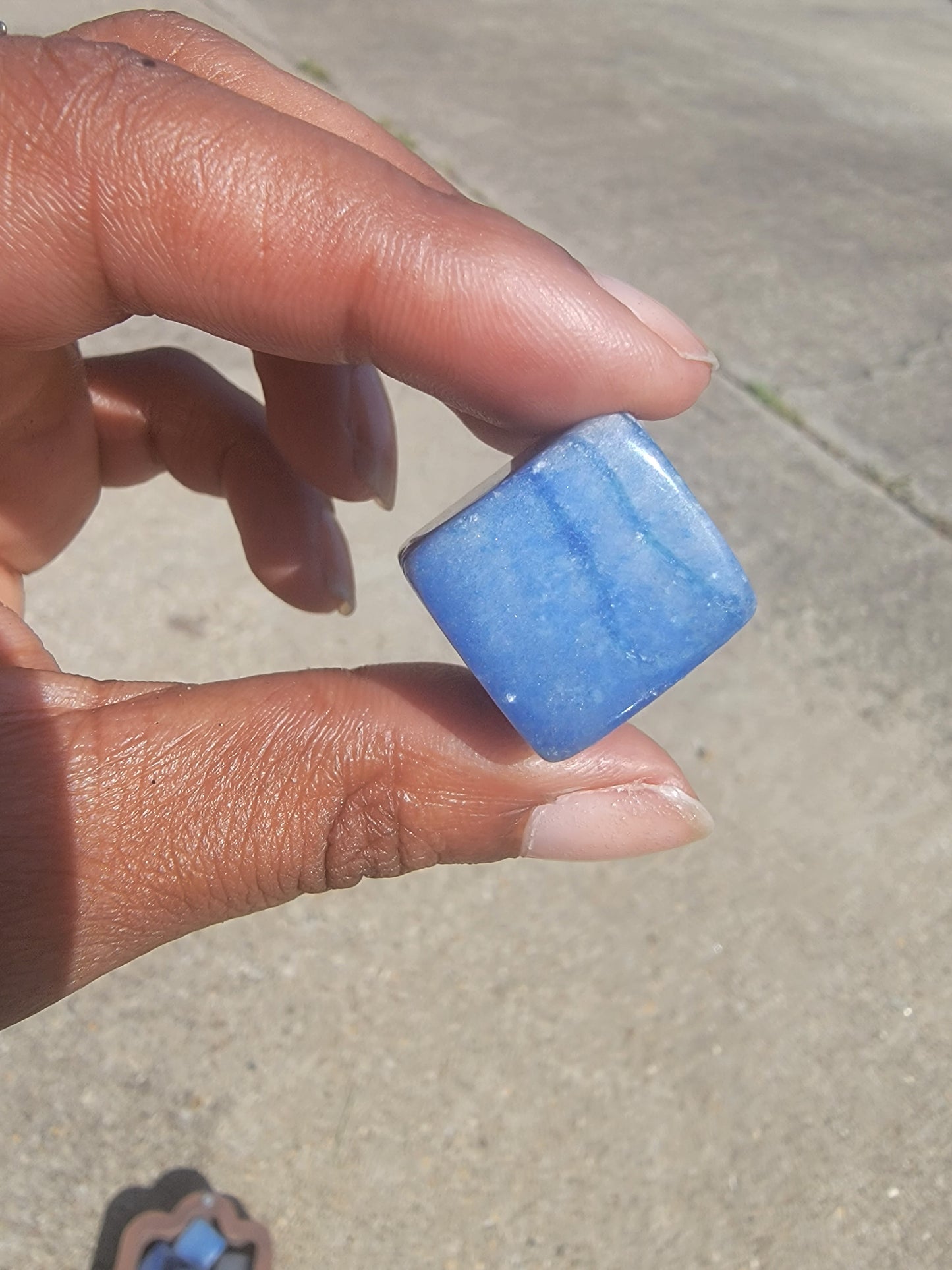 Blue Aventurine Cube