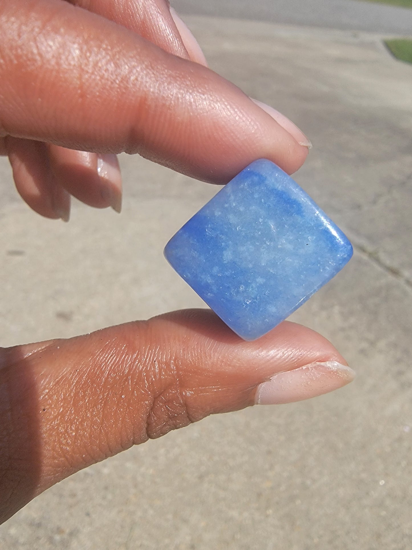 Blue Aventurine Cube