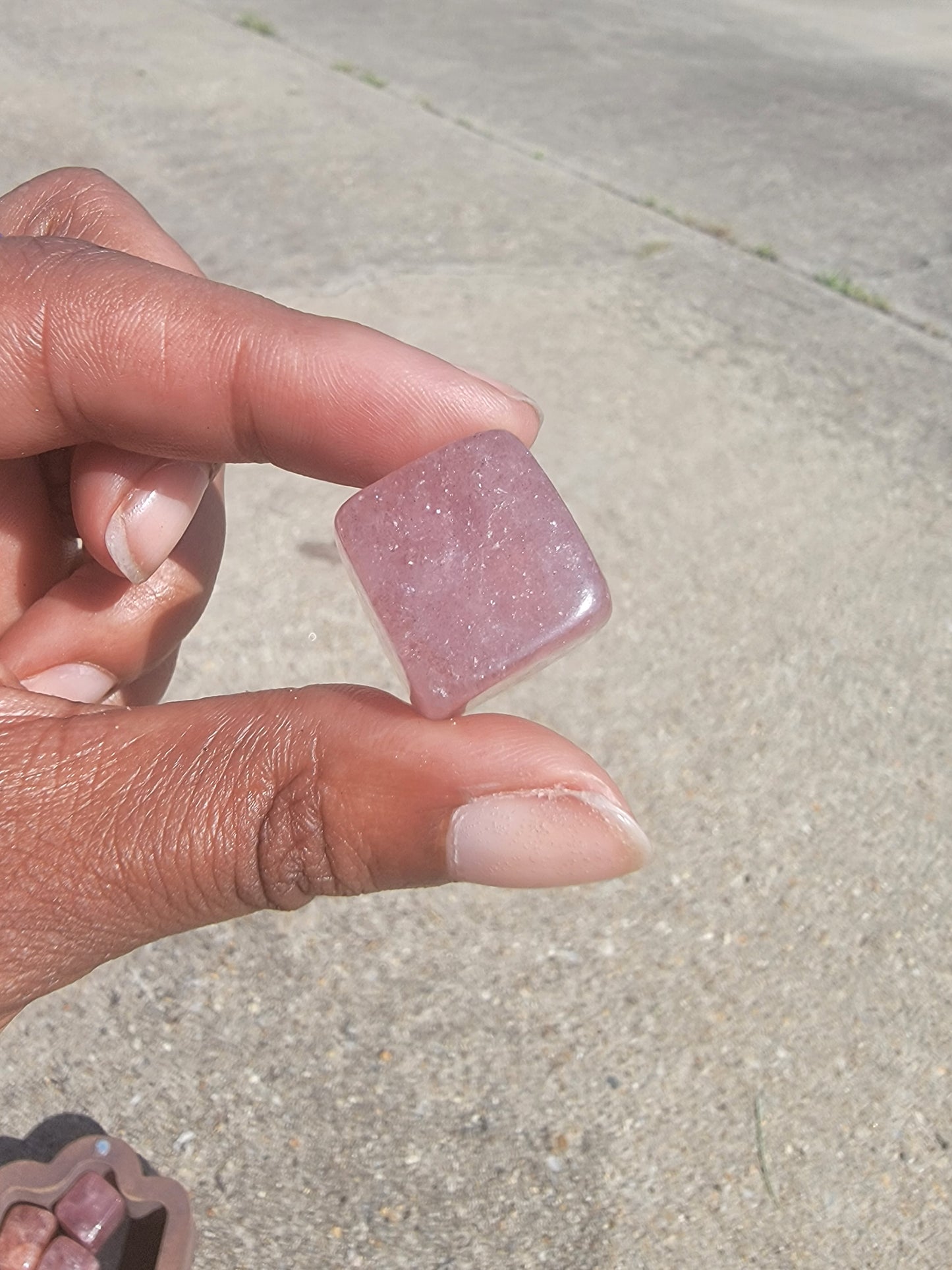 Strawberry Quartz Cube