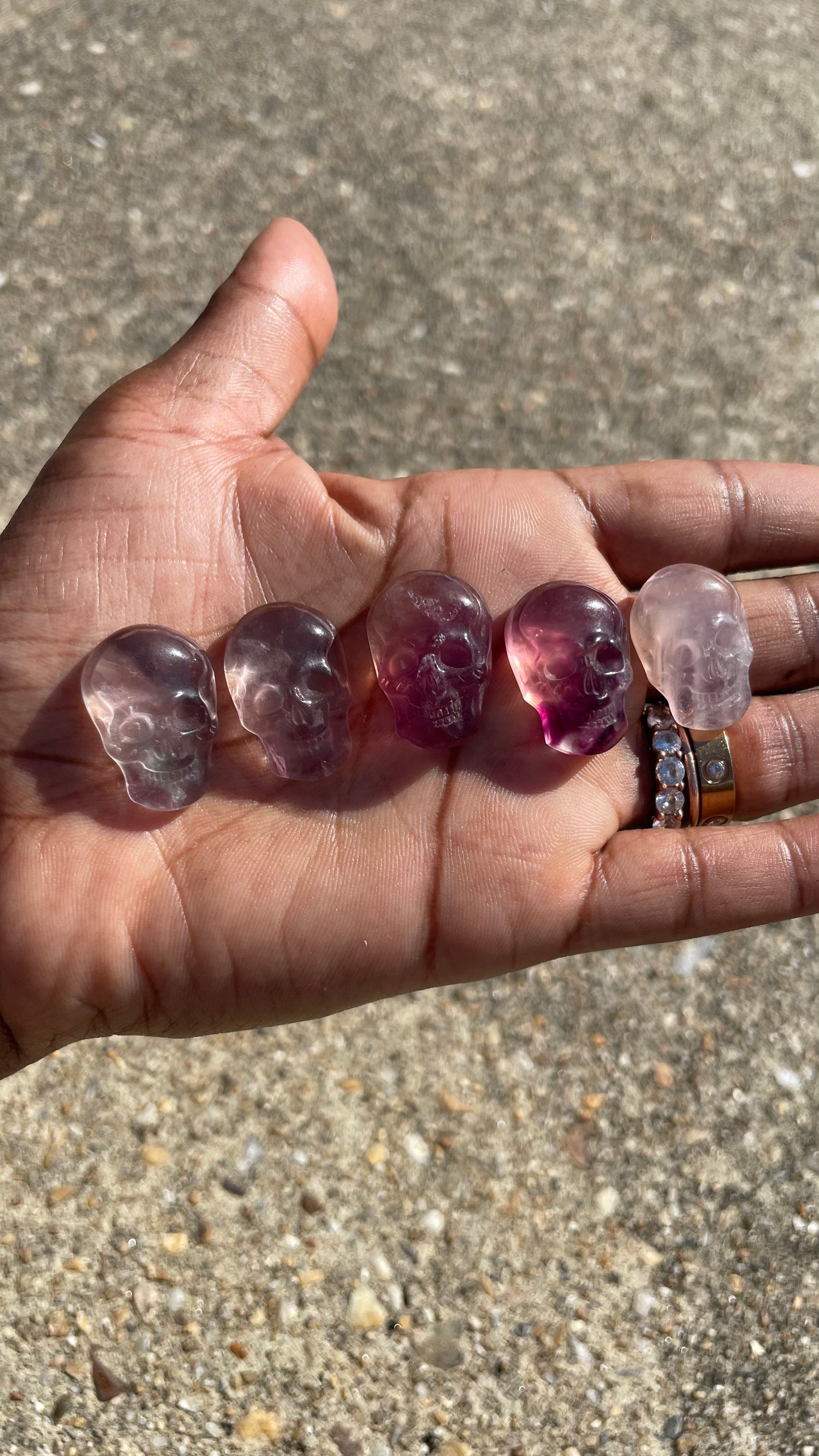 Fluorite Mini Skulls