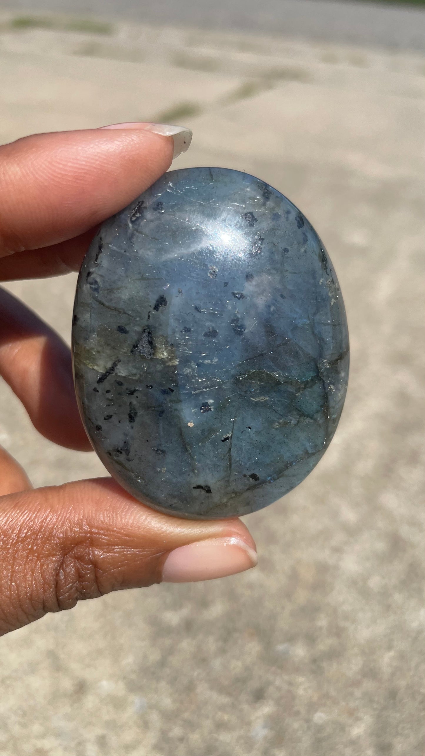 Labradorite Palm Stone