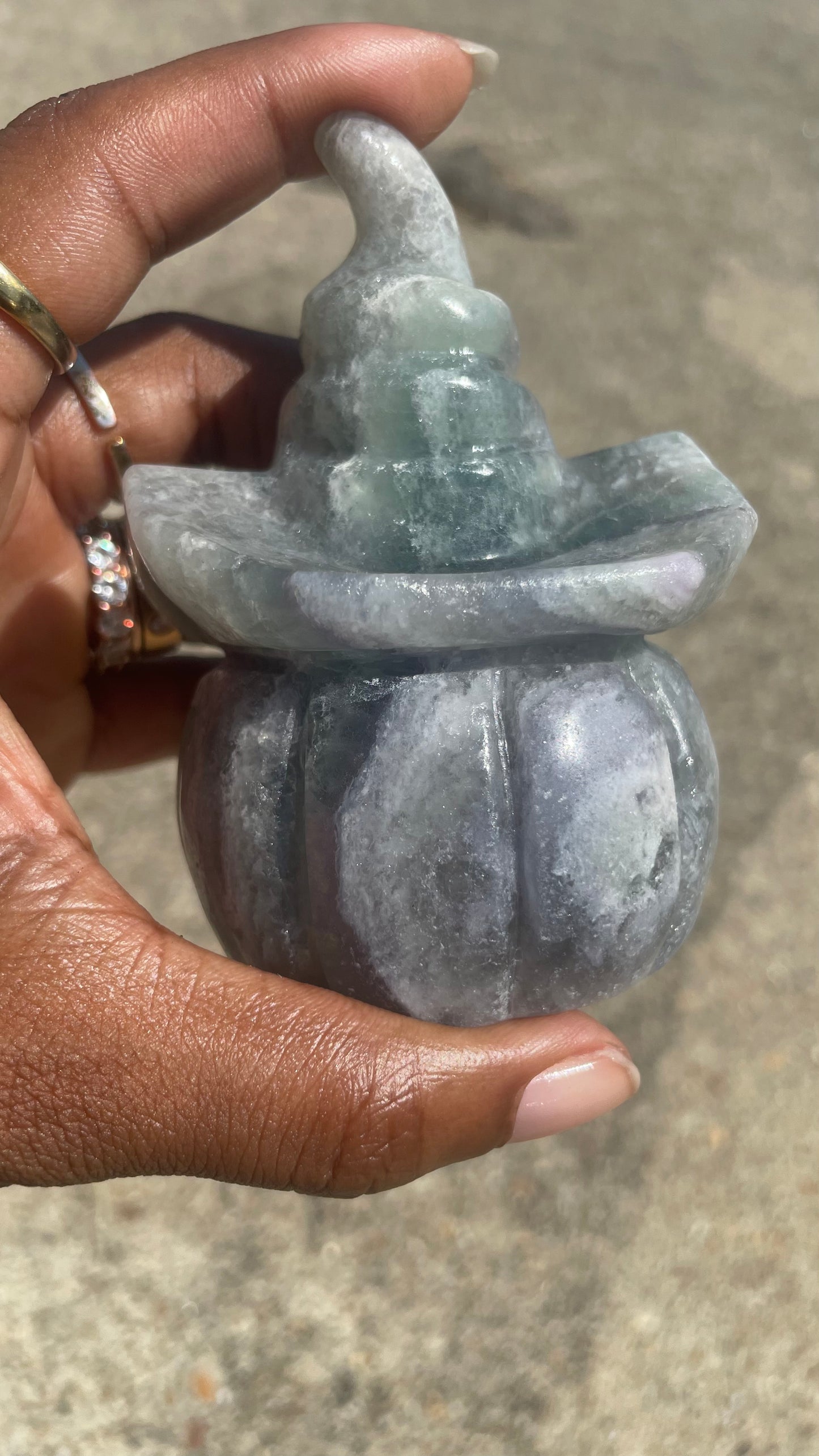 Fluorite Pumpkin