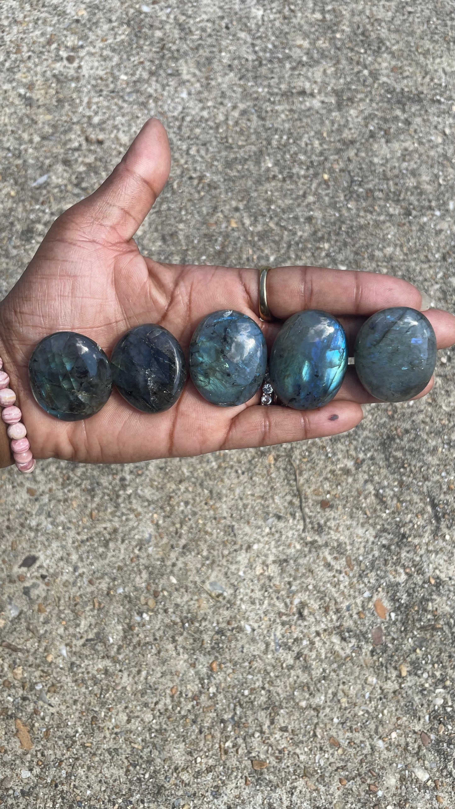 Labradorite Palm Stone