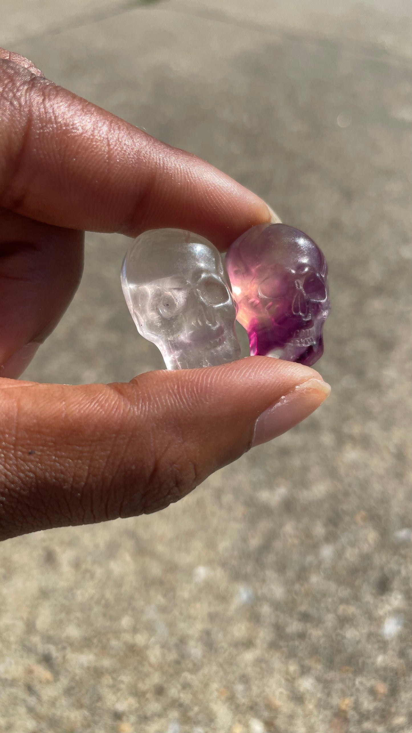 Fluorite Mini Skulls