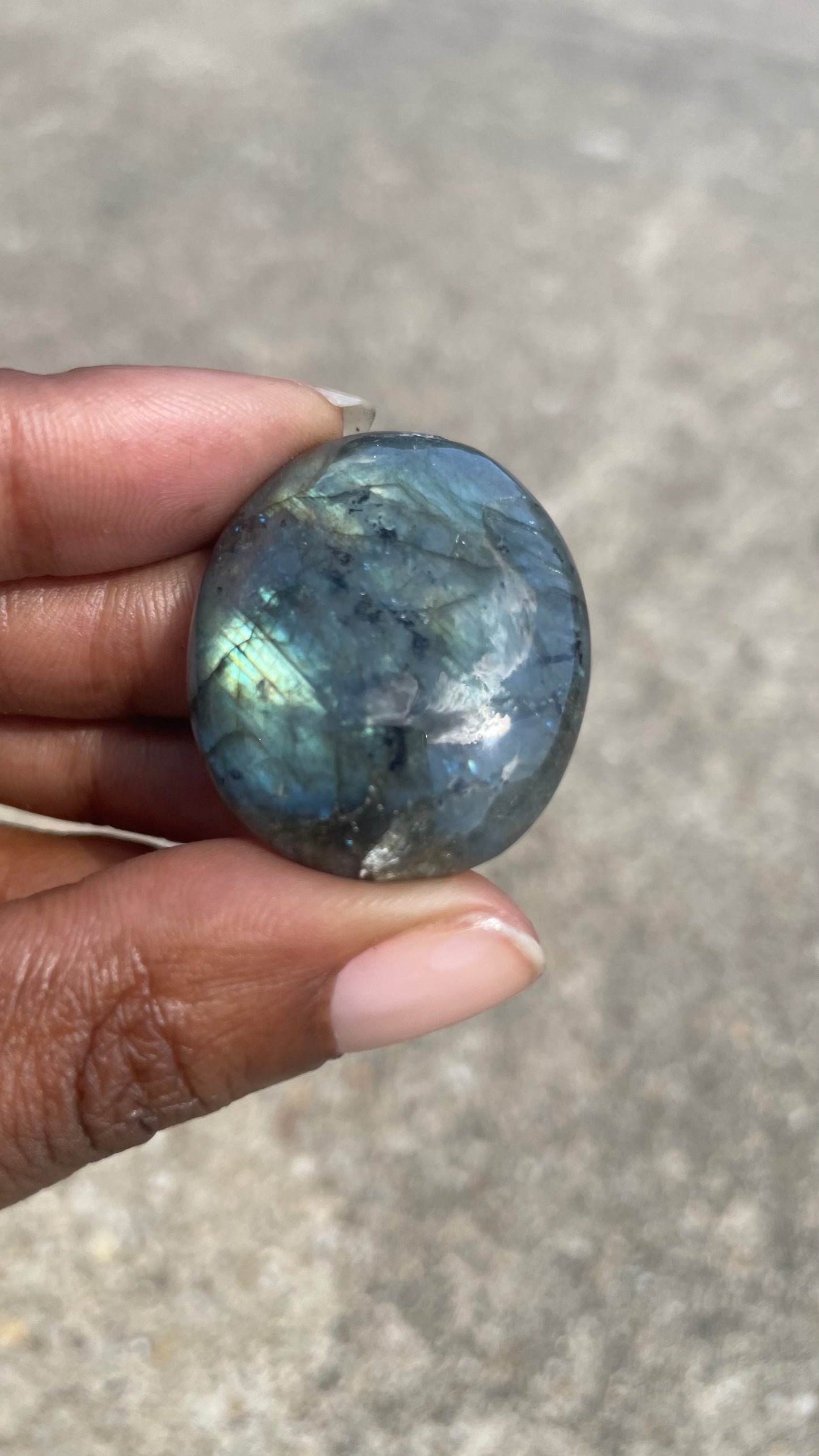 Labradorite Palm Stone