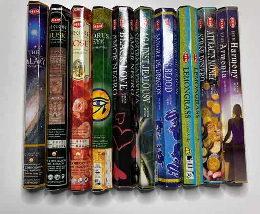 10 Pack Incense Bundle