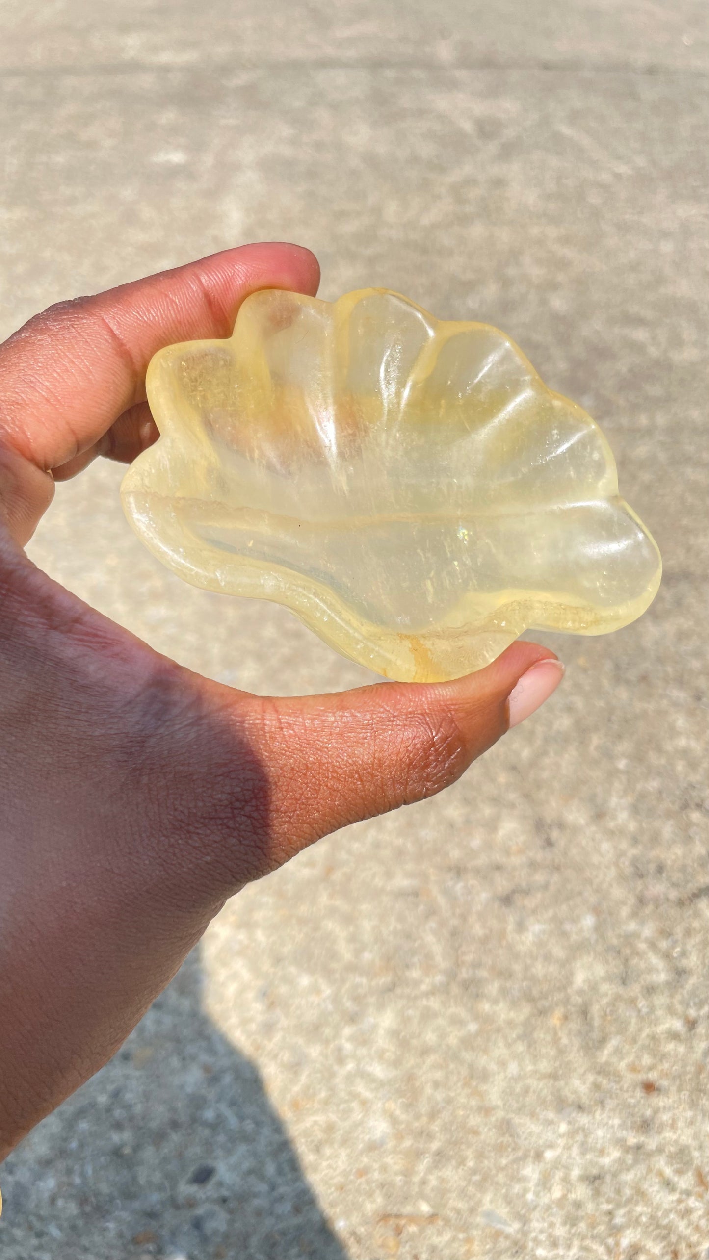 Fluorite Shell Trinket Dish