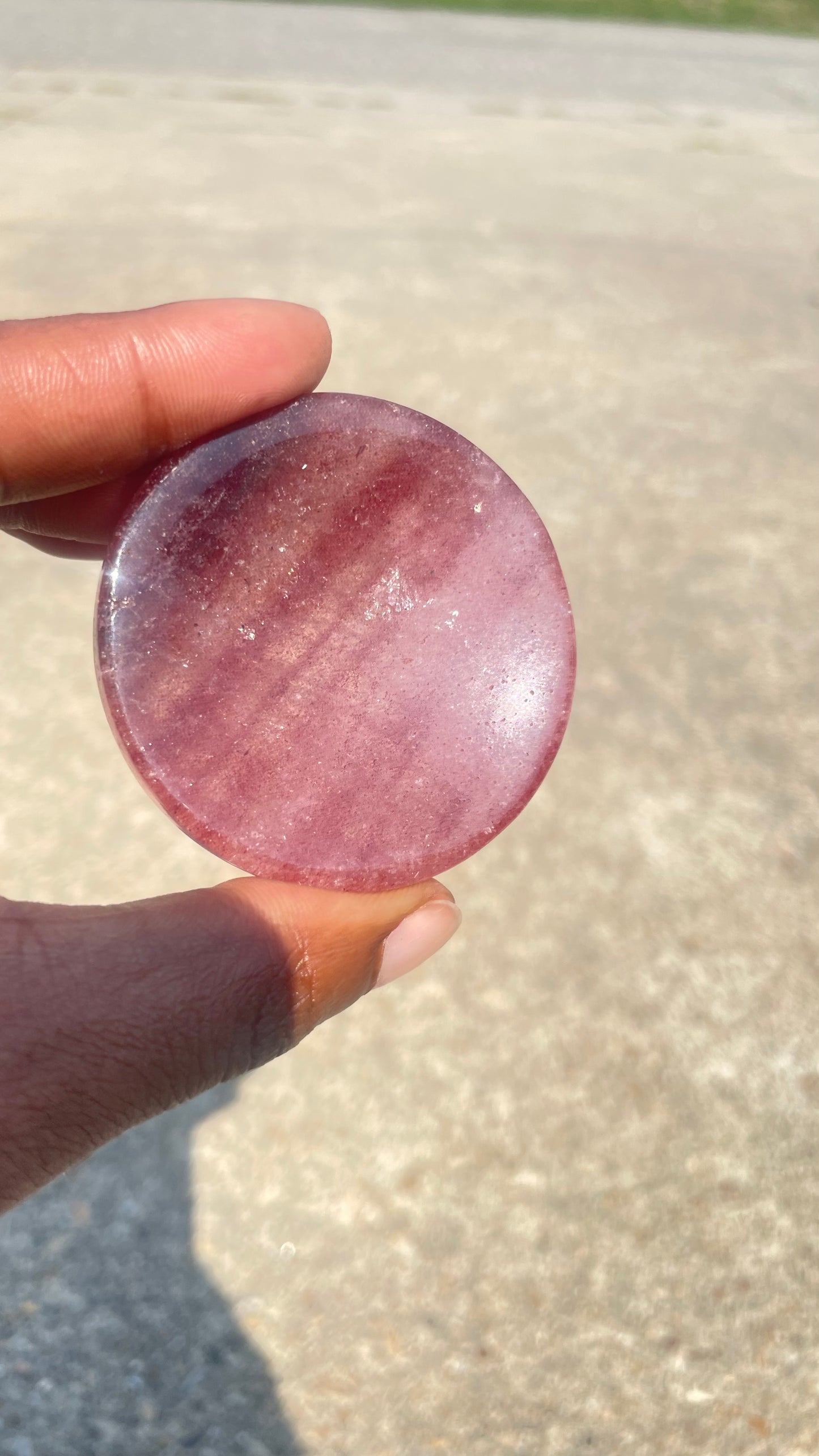 Strawberry Quartz Trinket Dish