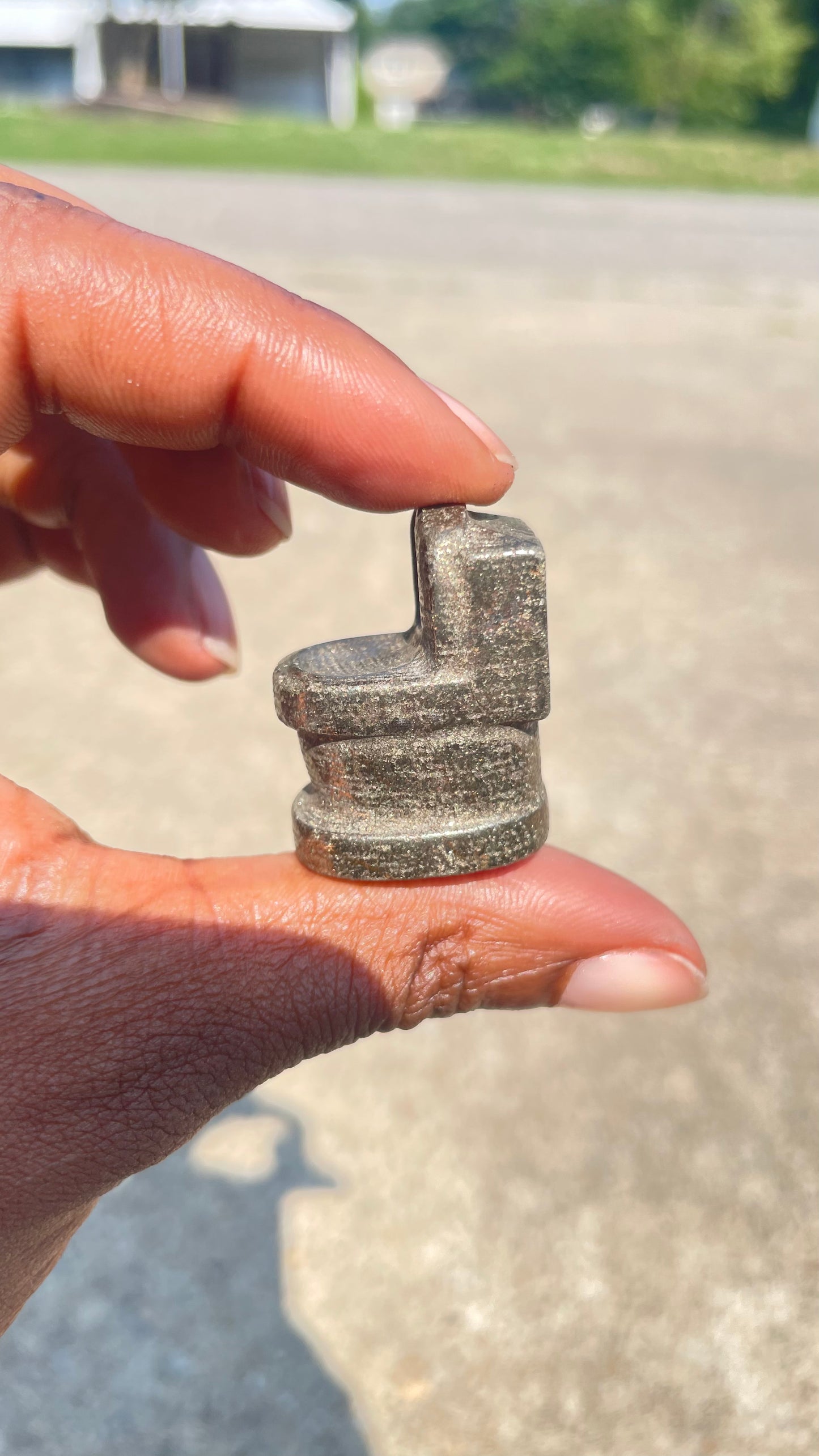 Pyrite Mini Toilet