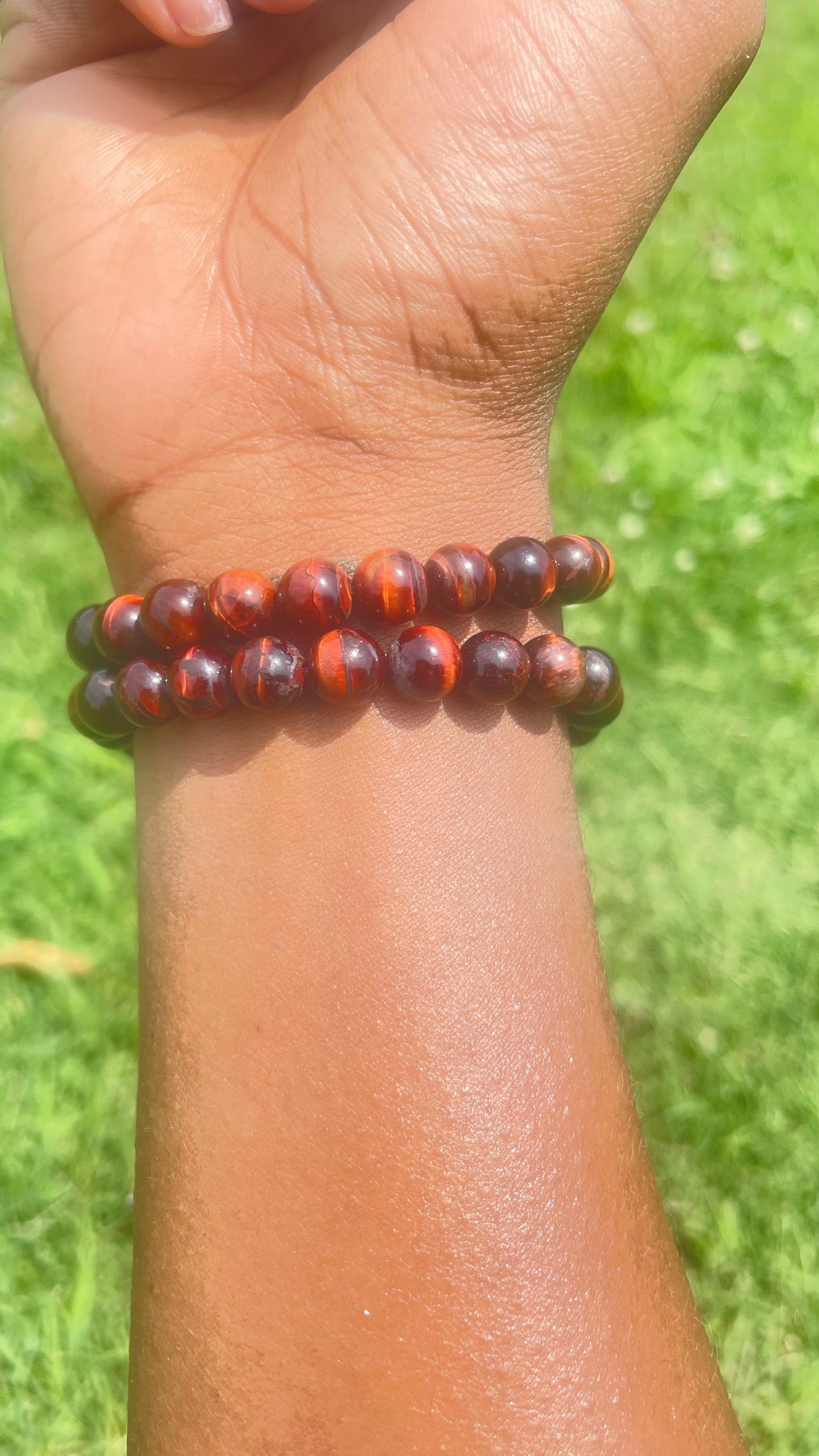 Red Tigers Eye Bracelet