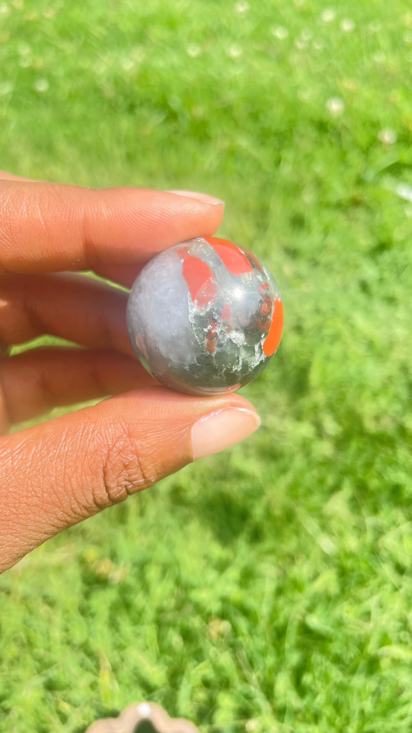 African Bloodstone Sphere