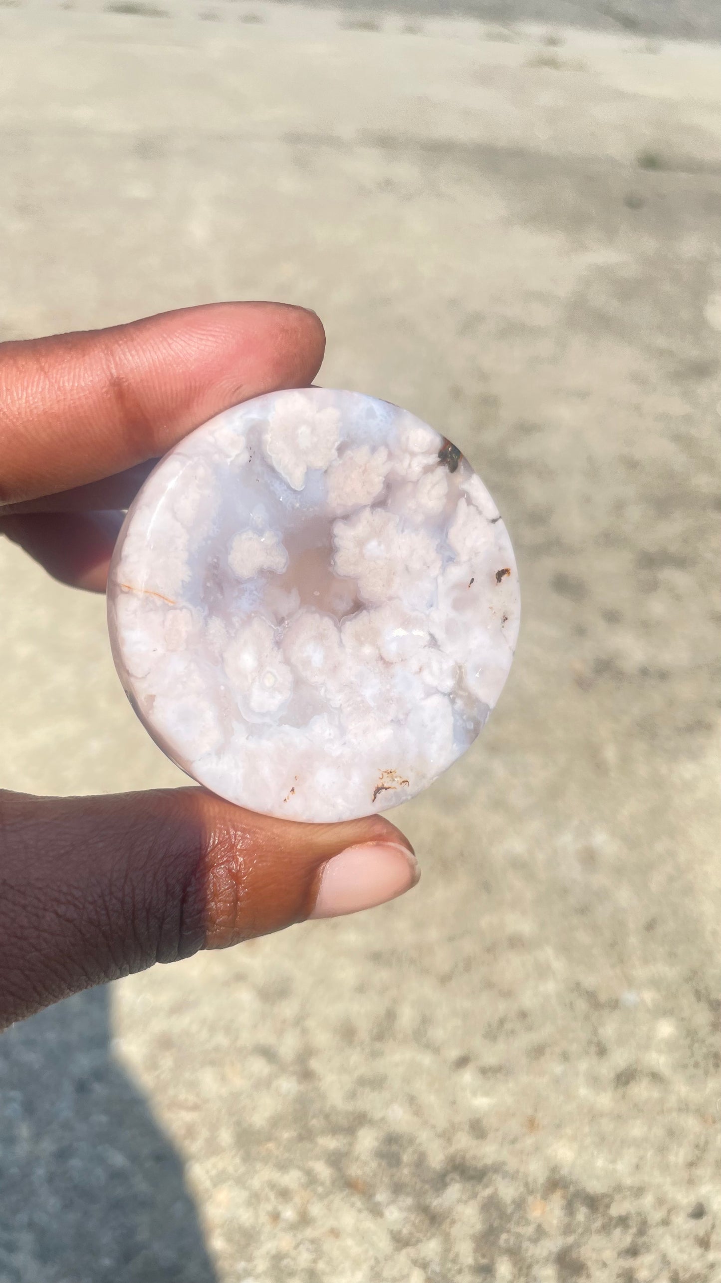 Flower Agate Trinket Dish