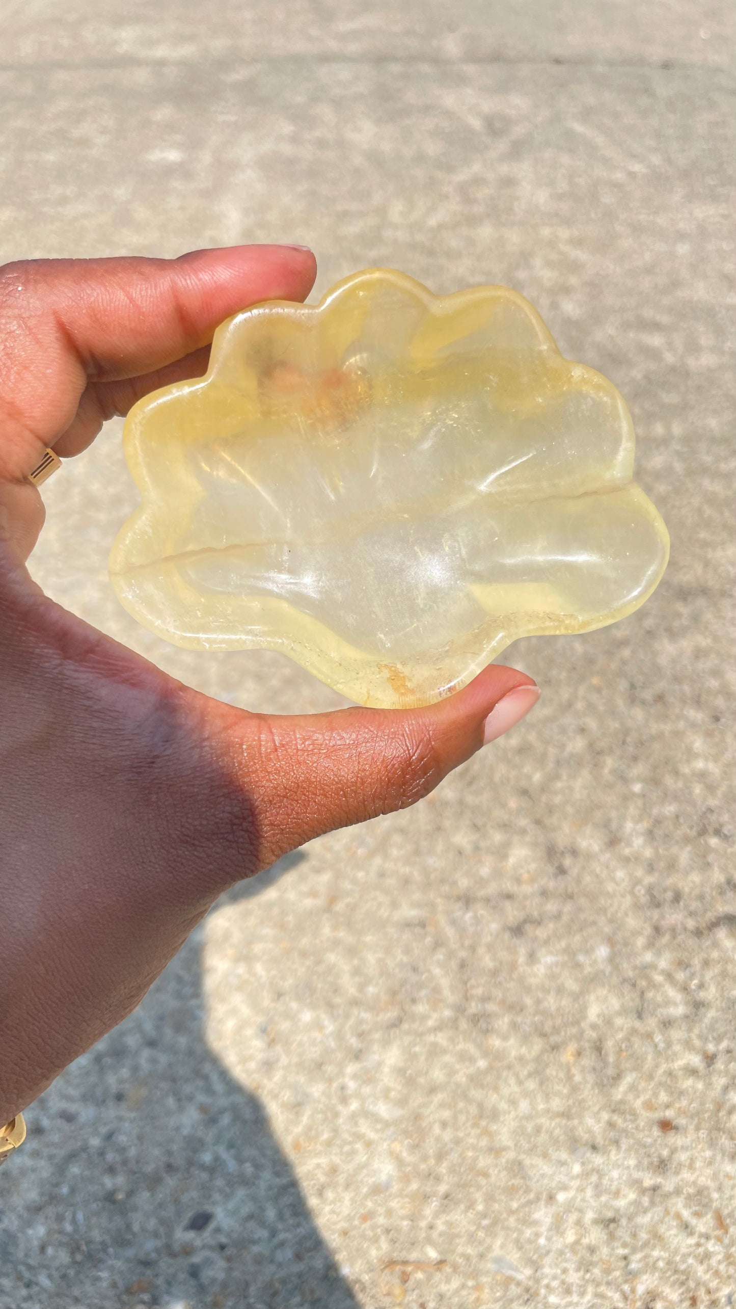 Fluorite Shell Trinket Dish