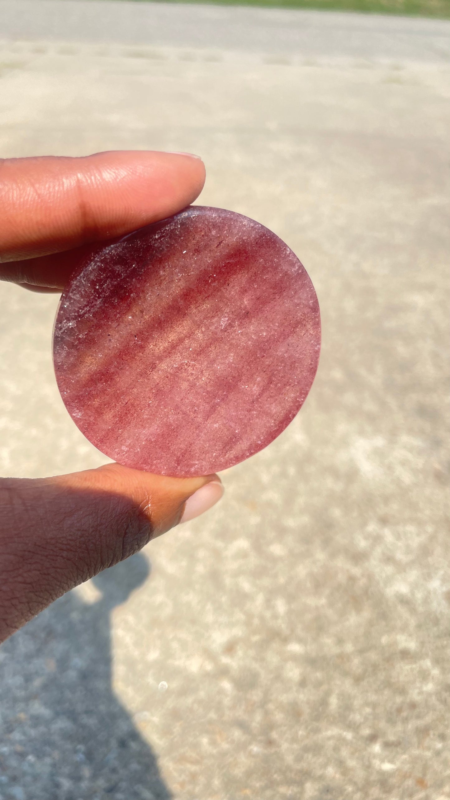 Strawberry Quartz Trinket Dish