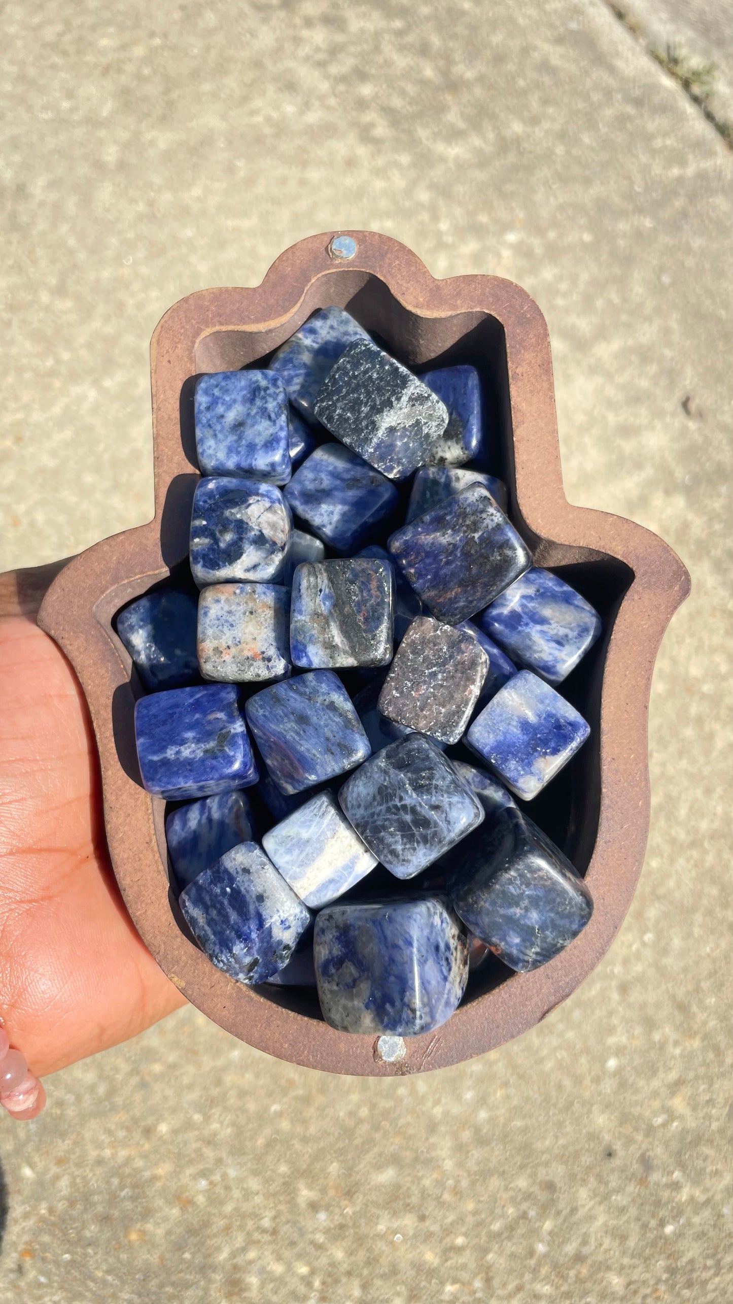 Blue Sodalite Cube