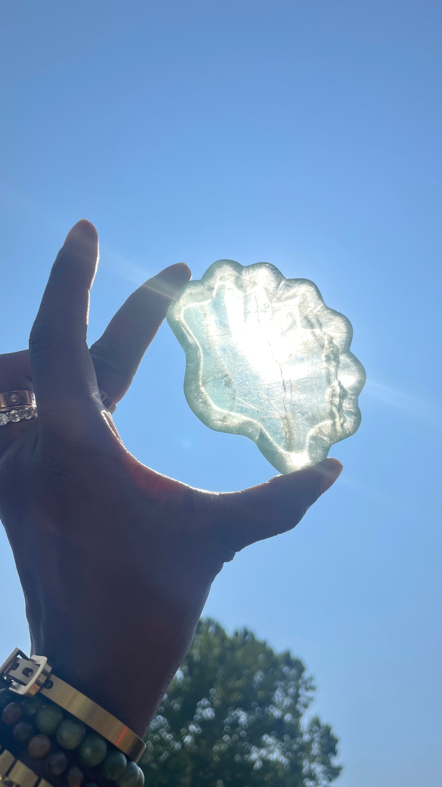 Fluorite Shell Trinket Dish