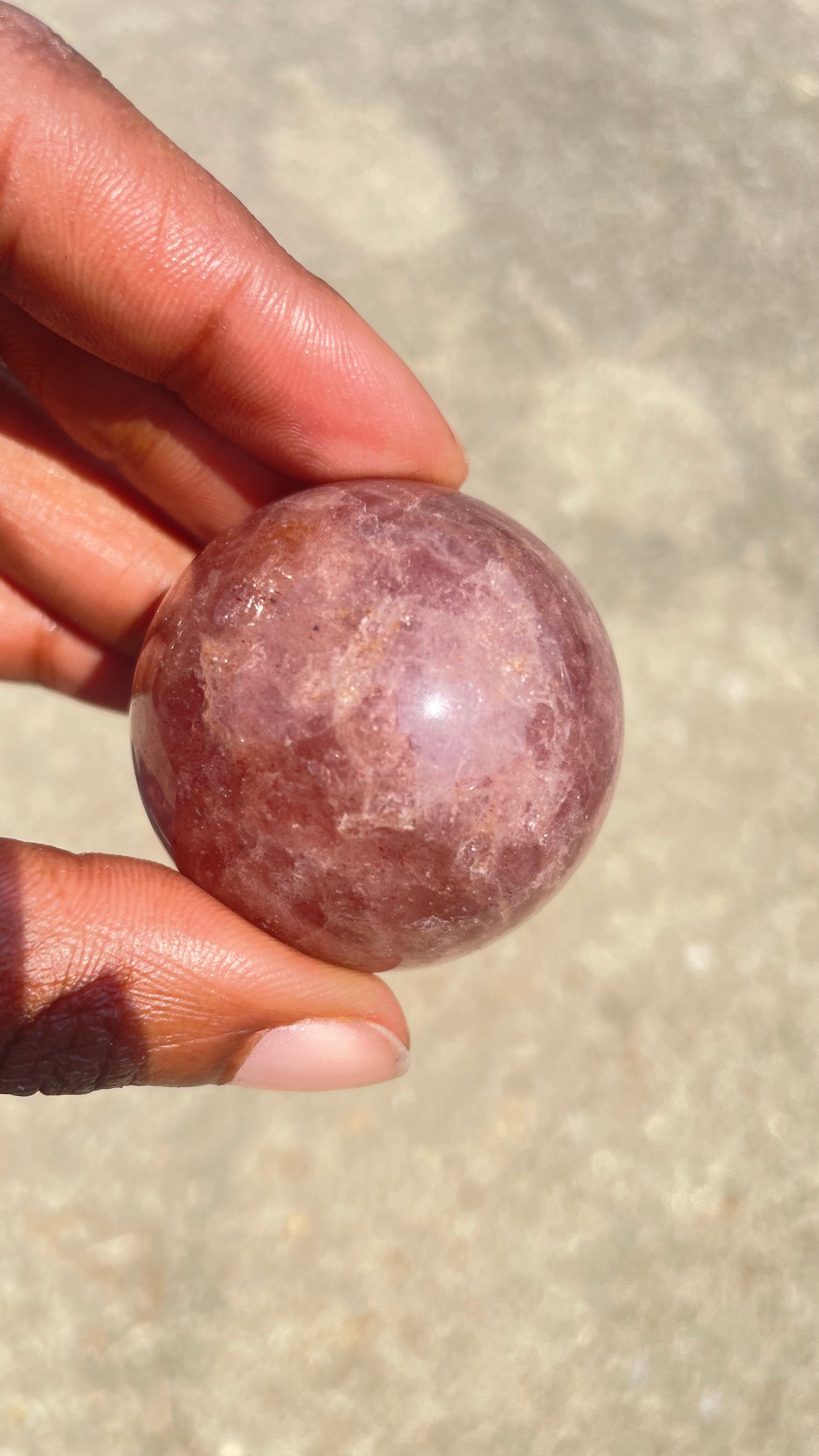 Strawberry Quartz Sphere