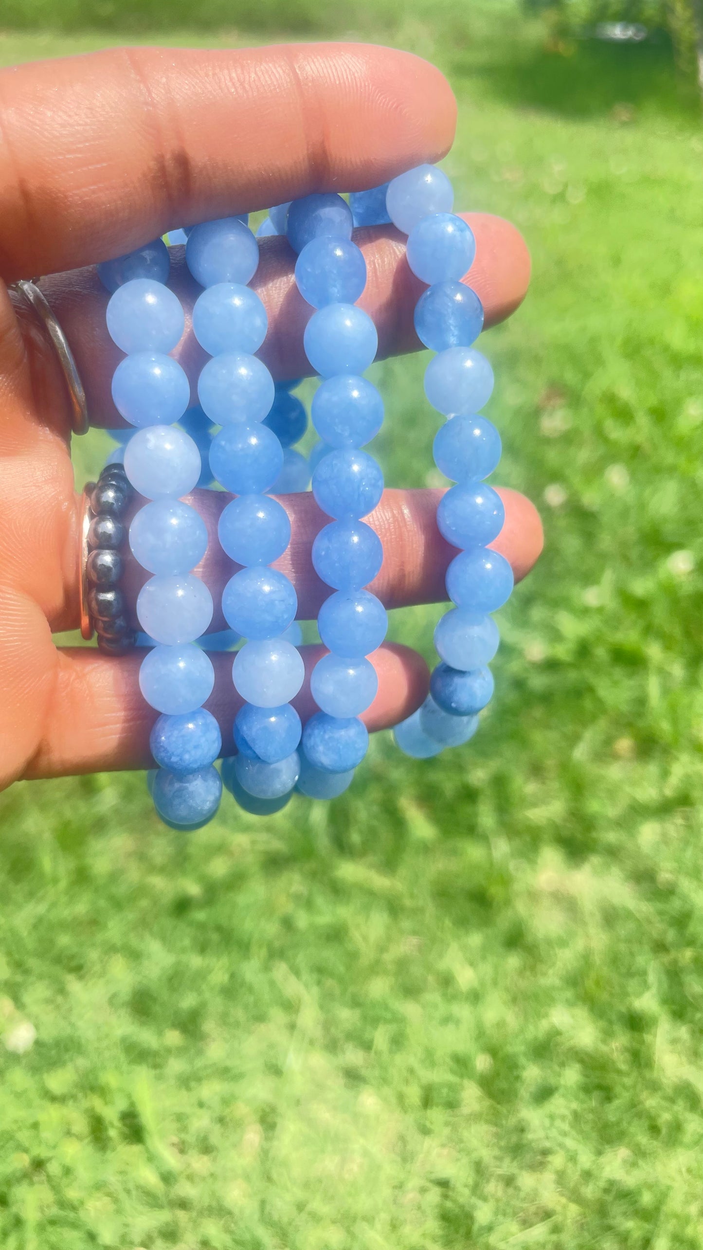 Blue Calcite Bracelet