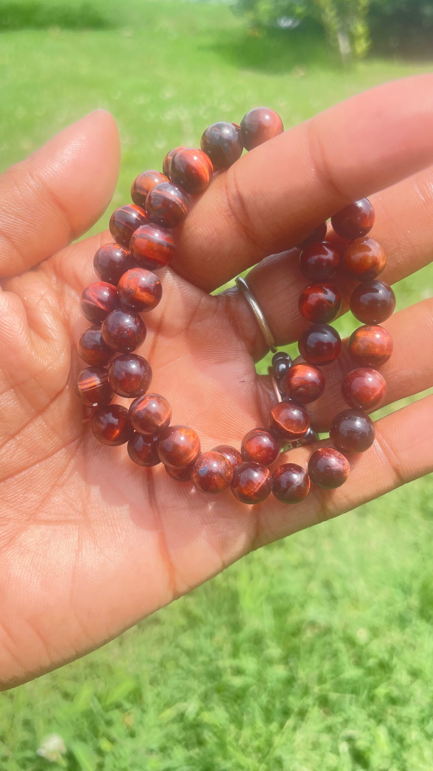 Red Tigers Eye Bracelet