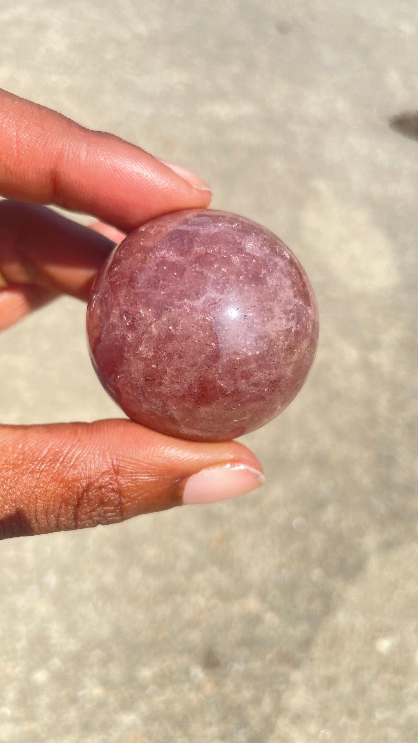 Strawberry Quartz Sphere