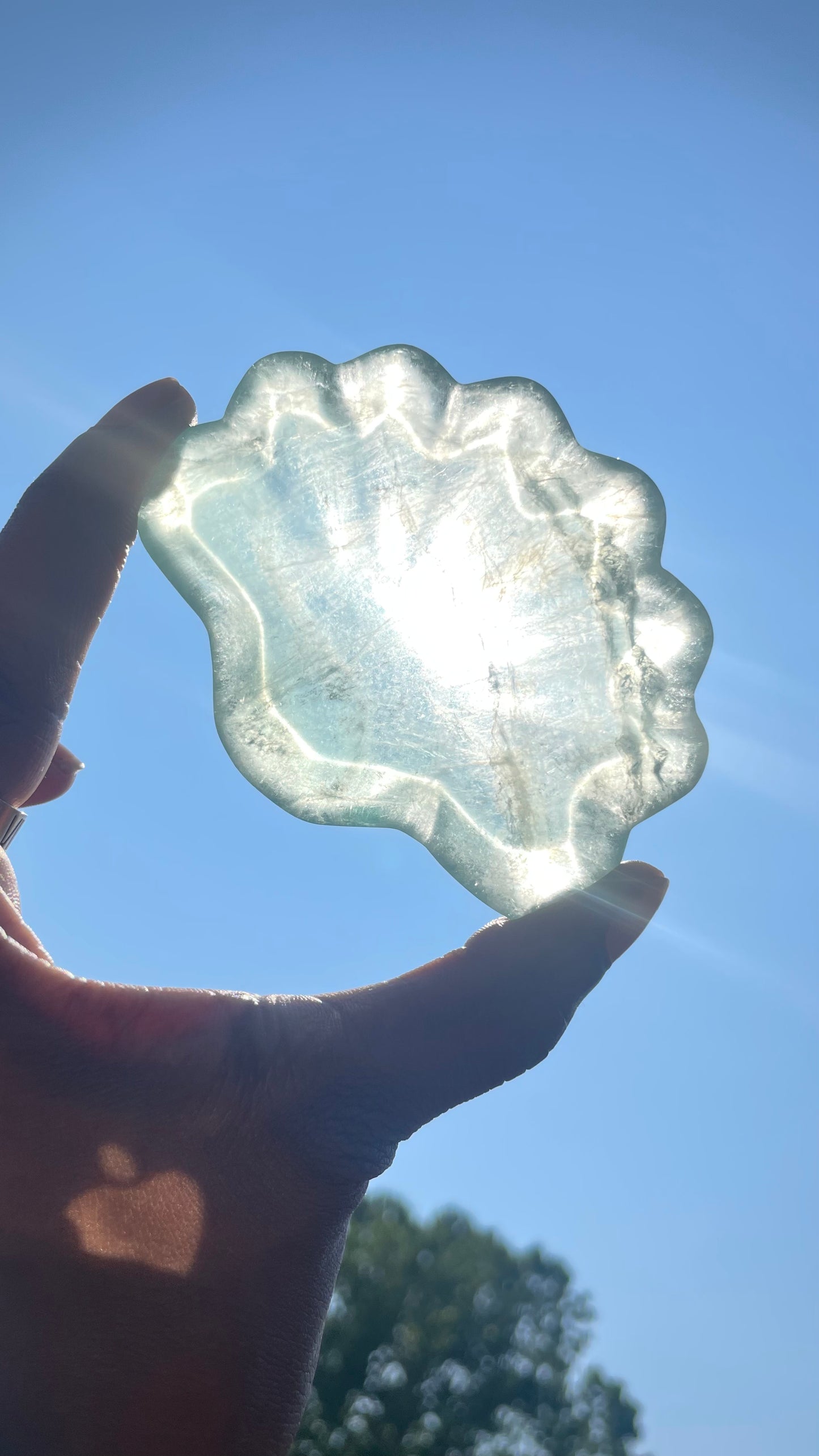 Fluorite Shell Trinket Dish