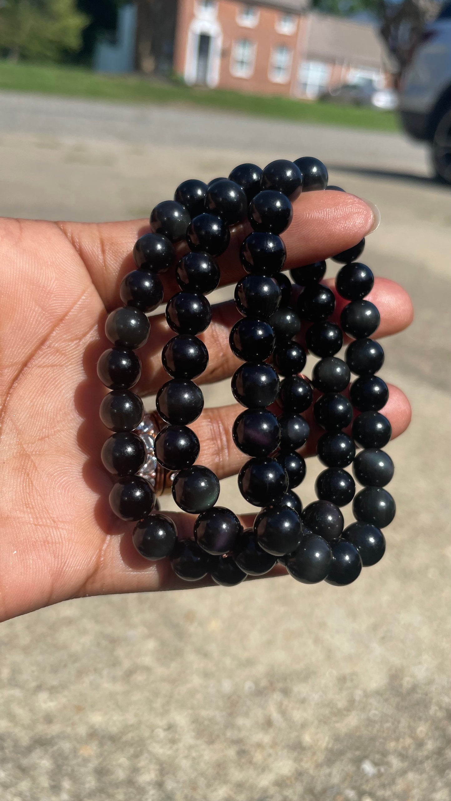 Rainbow Obsidian Bracelet