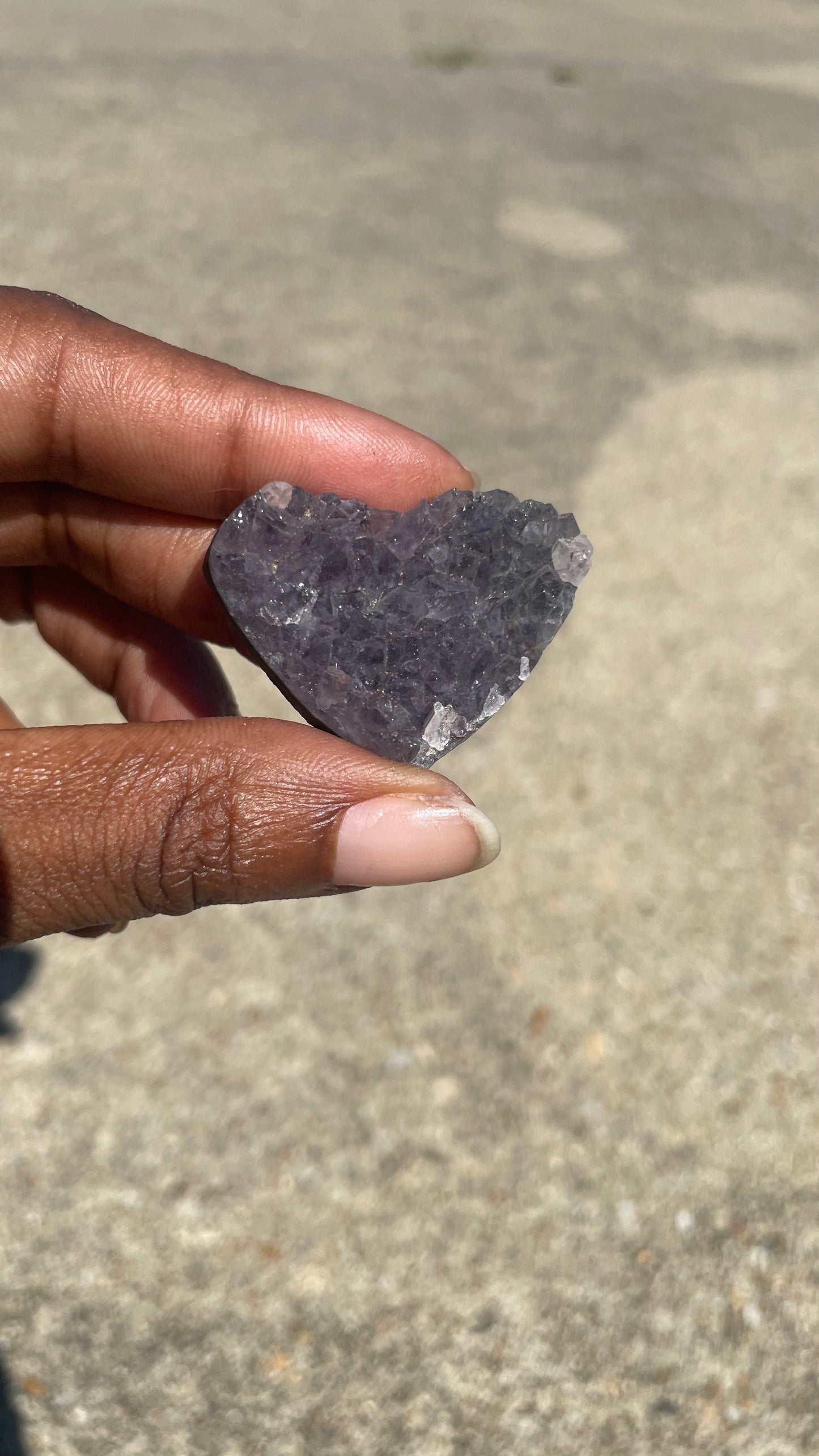 Amethyst Heart Clusters