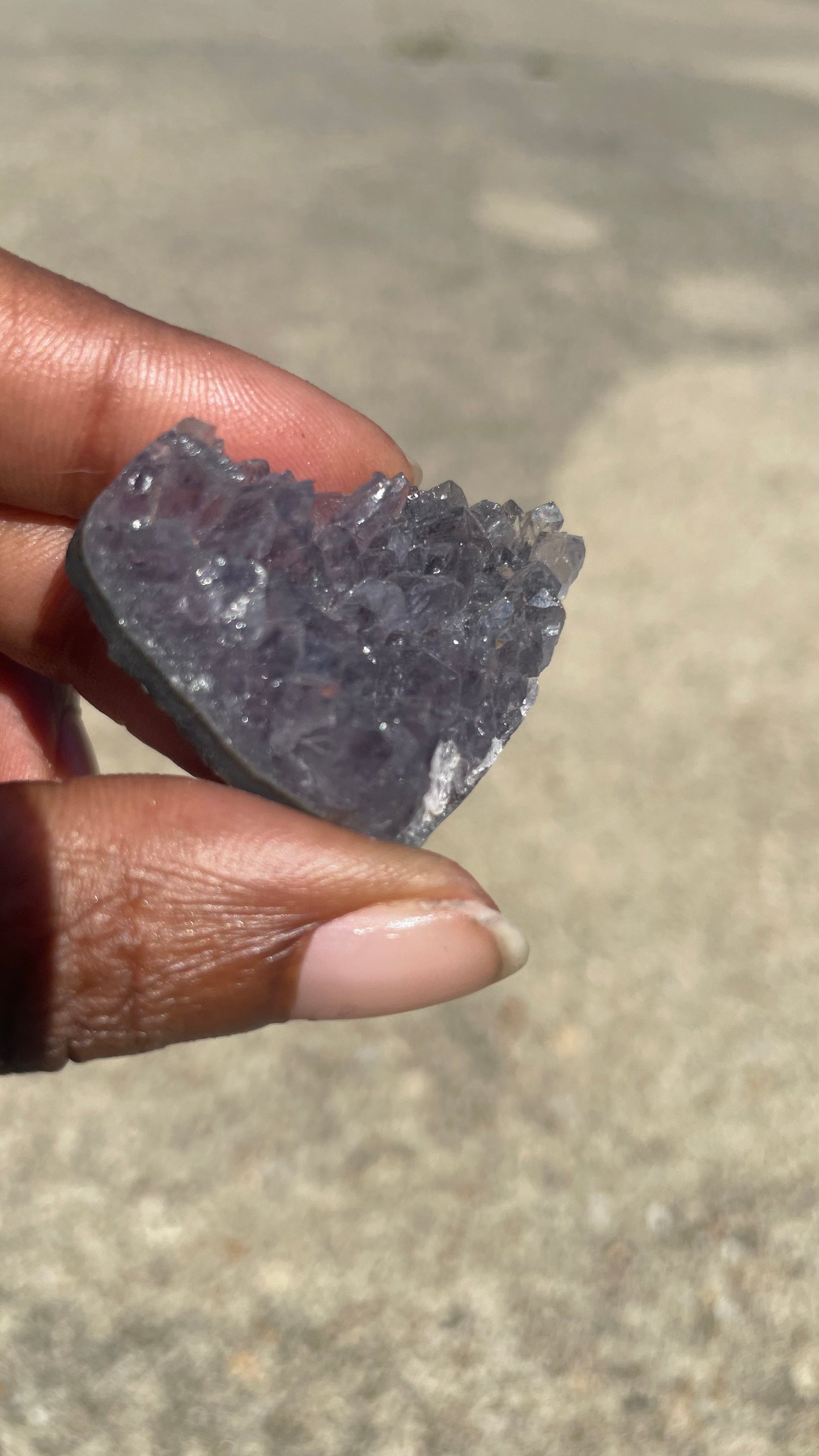 Amethyst Heart Clusters