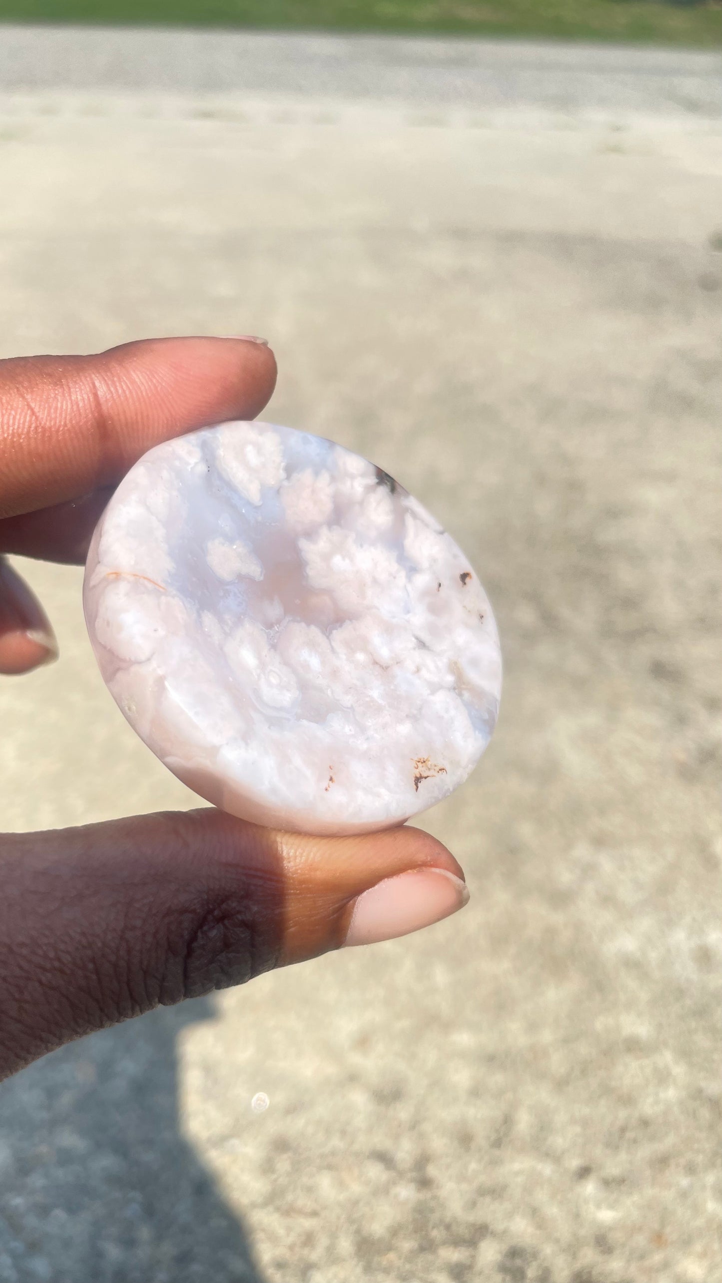 Flower Agate Trinket Dish