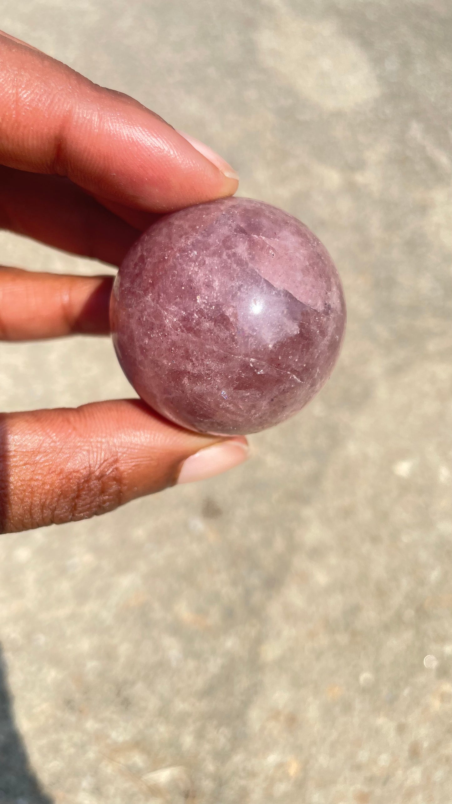 Strawberry Quartz Sphere