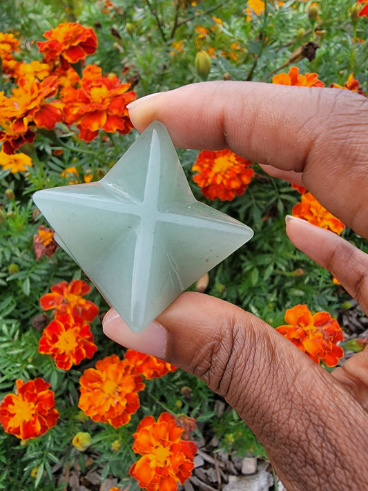 Green Aventurine Star