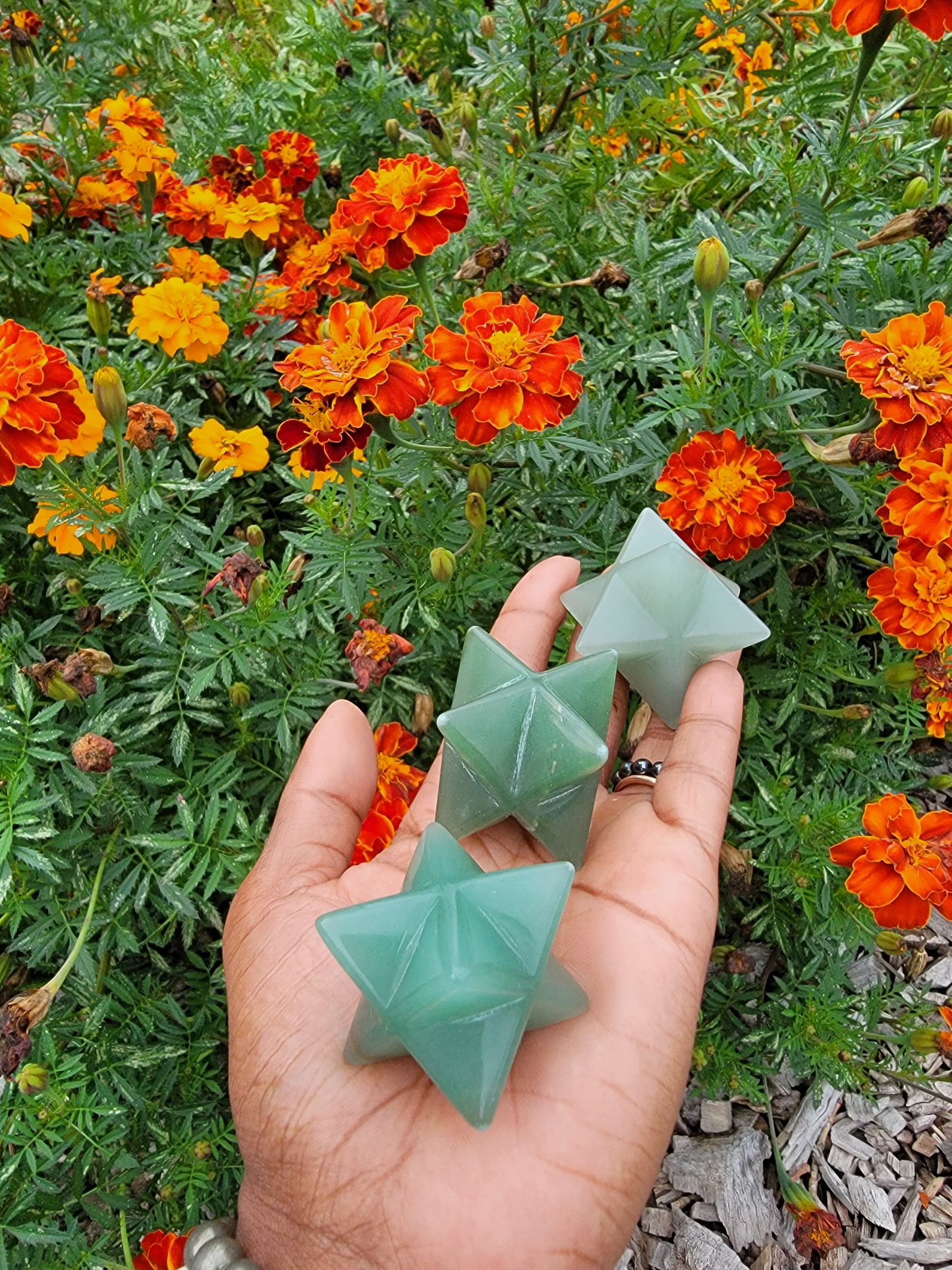 Green Aventurine Star